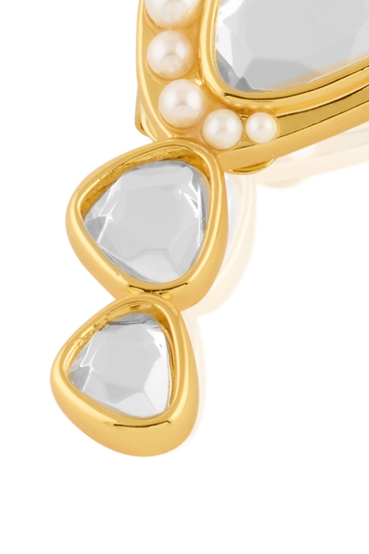 Sheesh Mahal Ear Climber Earrings