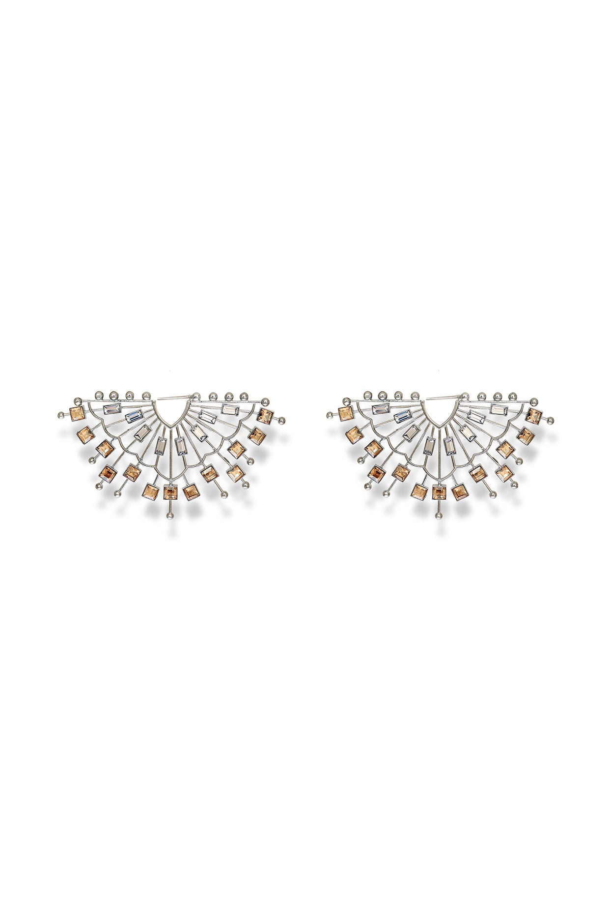 Silver Cosmic Cadence Earrings