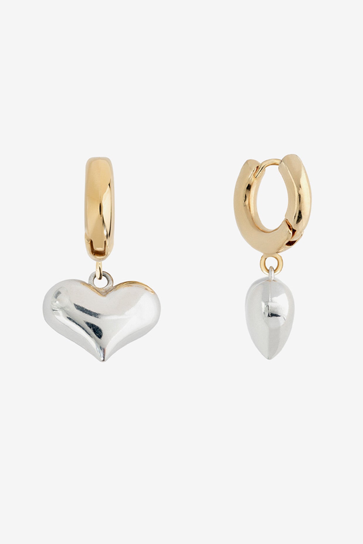 Silver Heart Earring