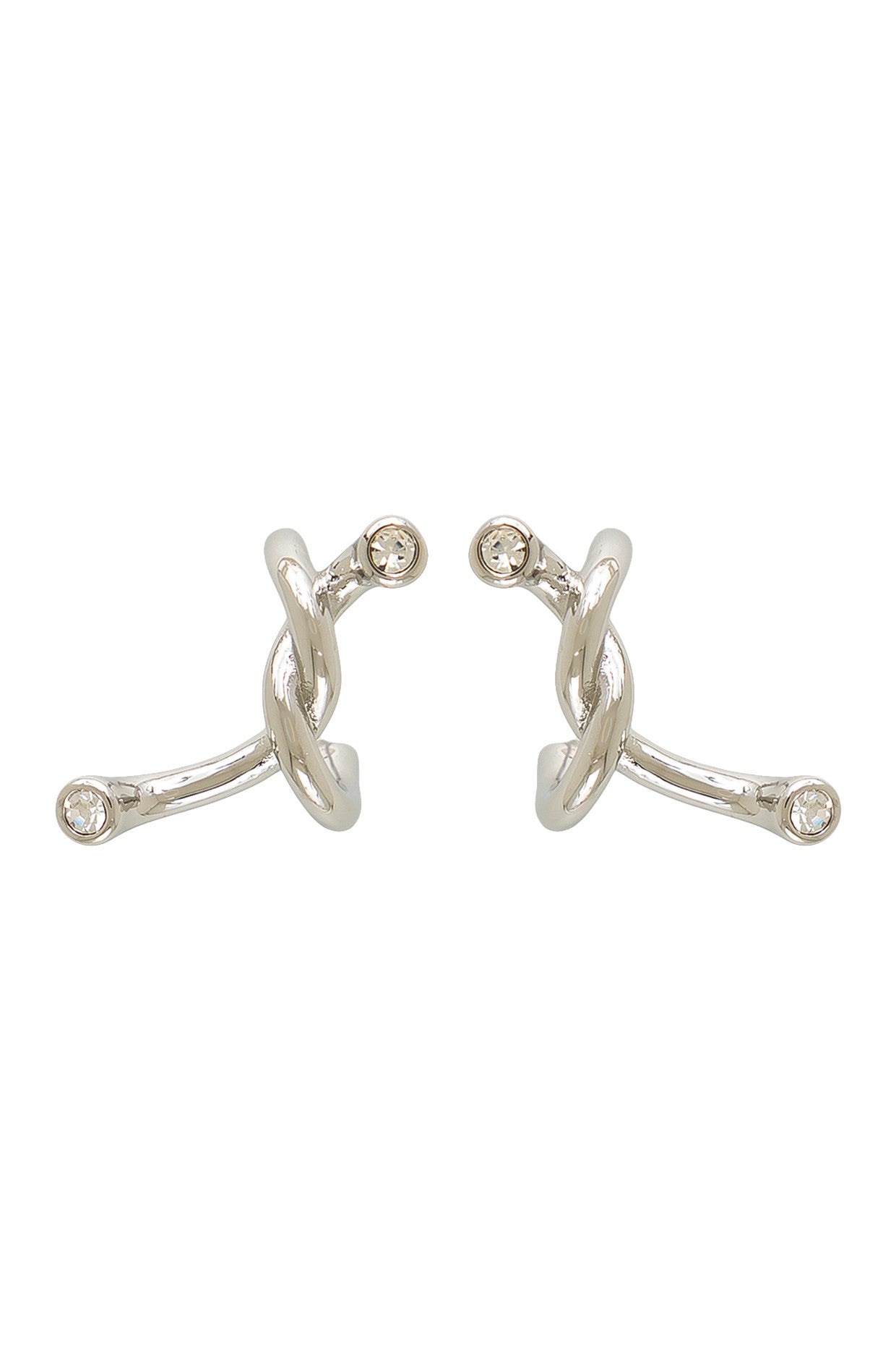 Silver Plated Knotted Studs