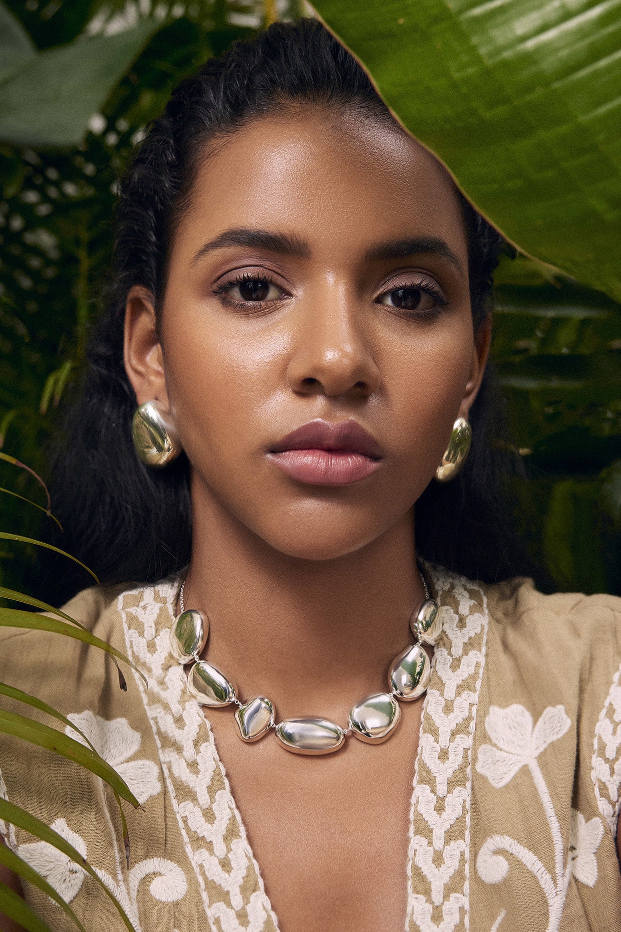 Silver Plated Stud Earrings