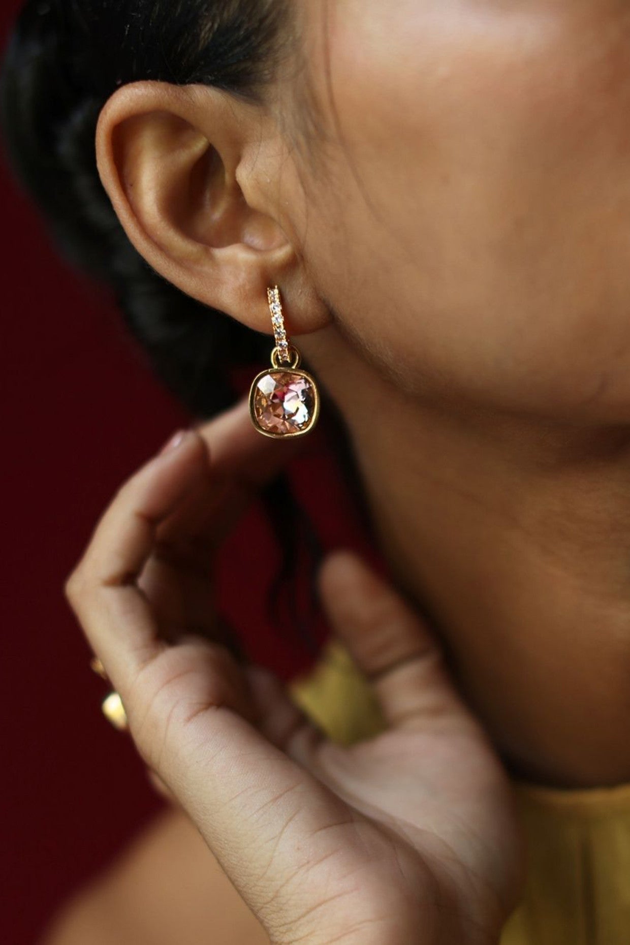 Silver Shift Earrings