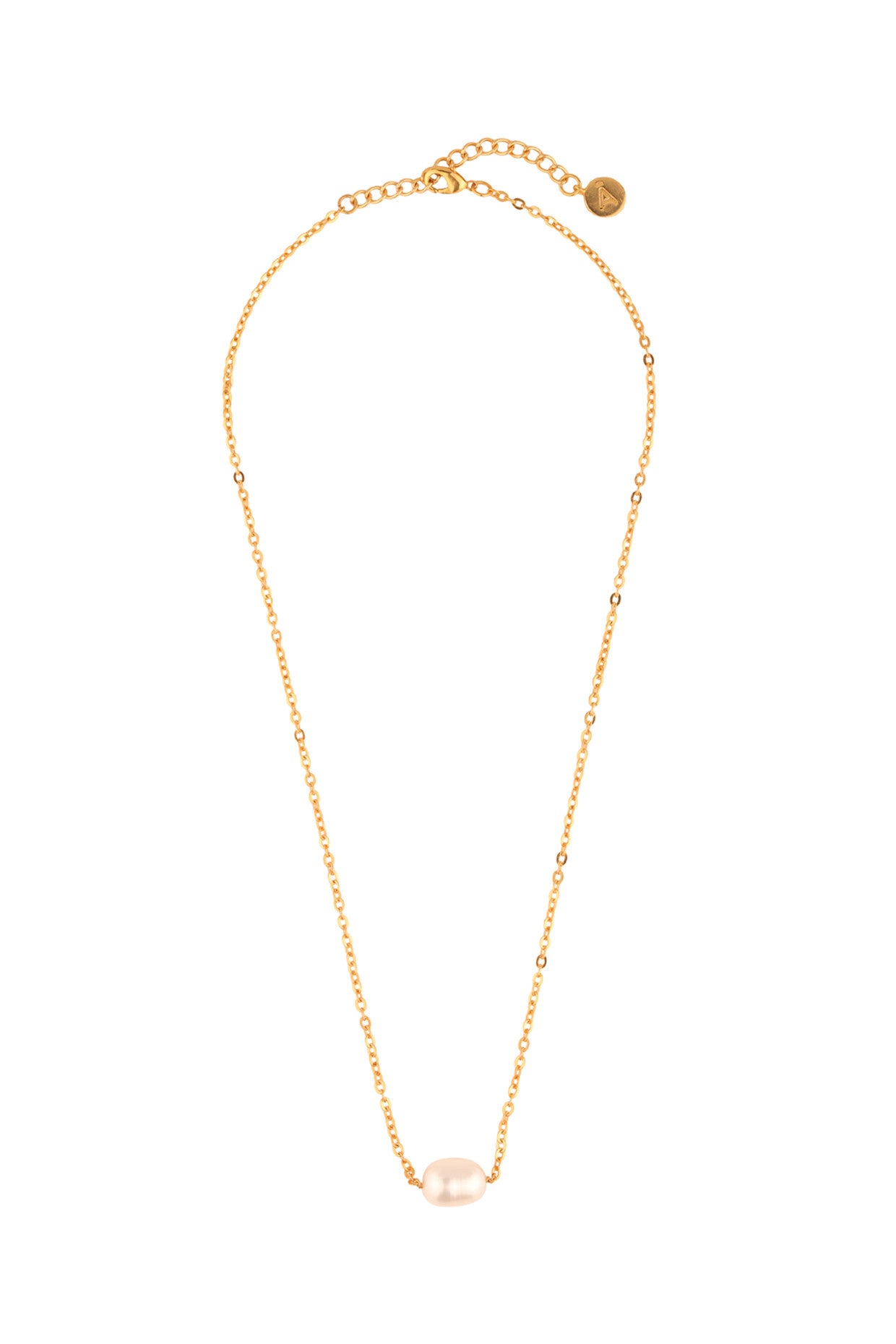 Singleton Chain Necklace in 22Kt Gold Plating