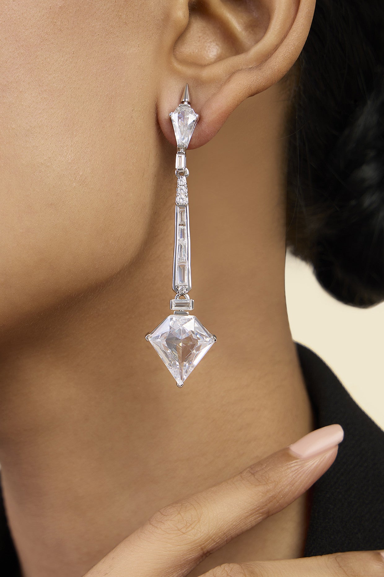 Sleek Hydro Drop Earrings