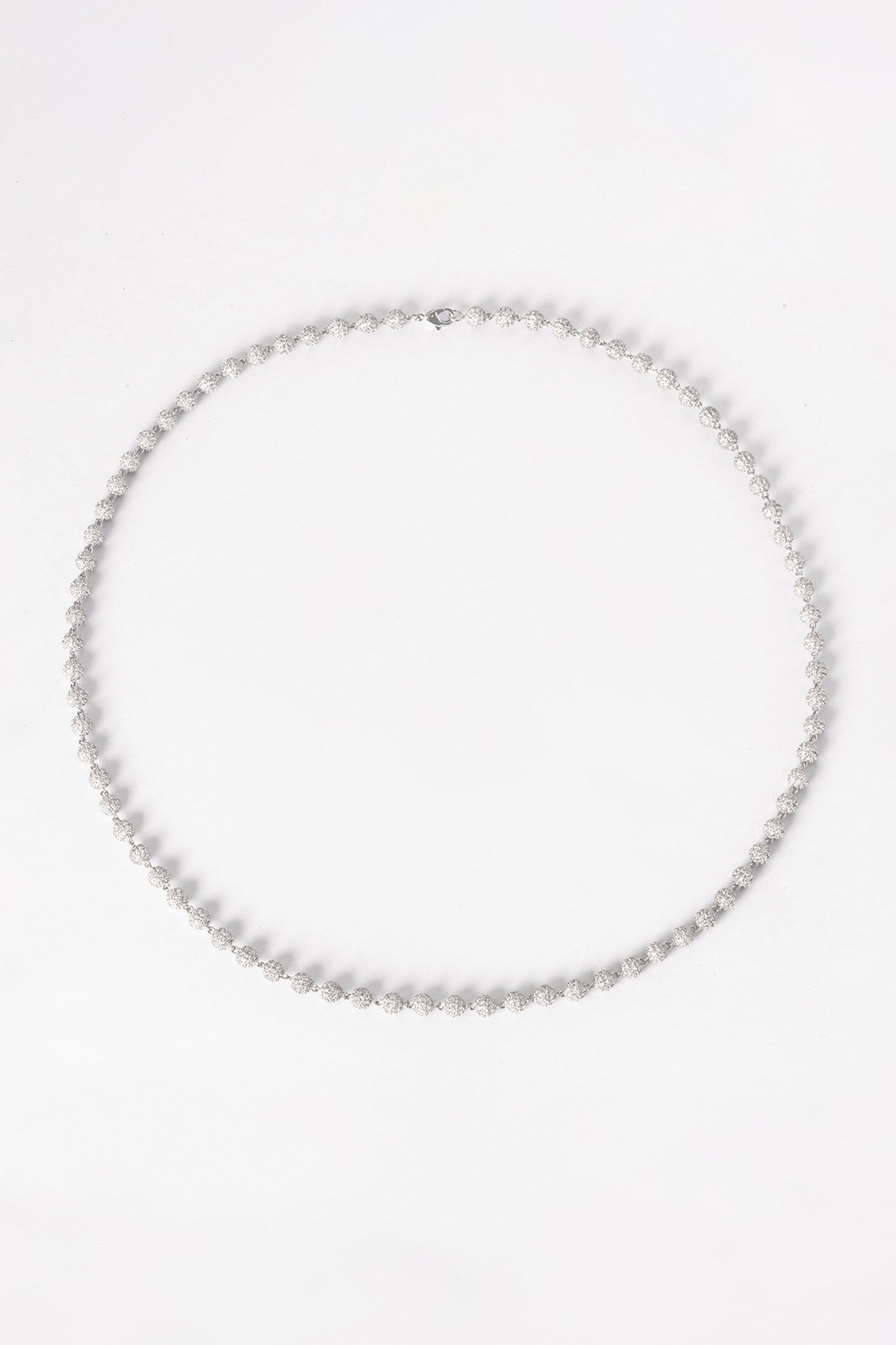 Sleek Iced Ball Chain