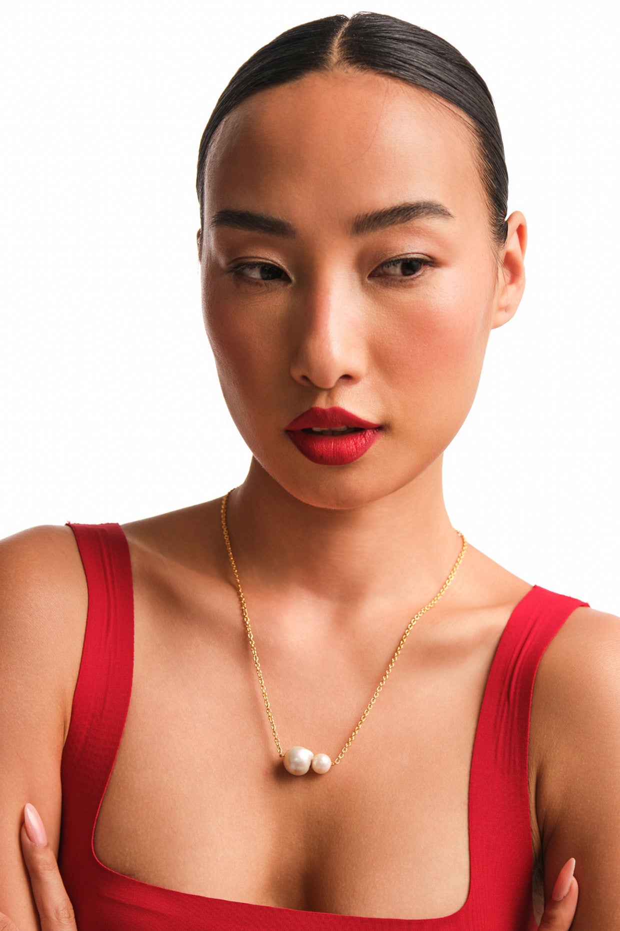 Snowman Chain Necklace in 22Kt Gold Plating