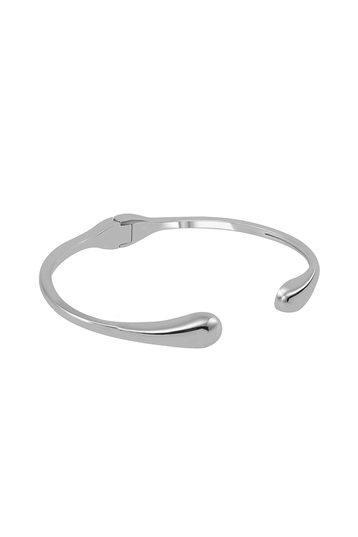 Solid Silver Pebble Cuff
