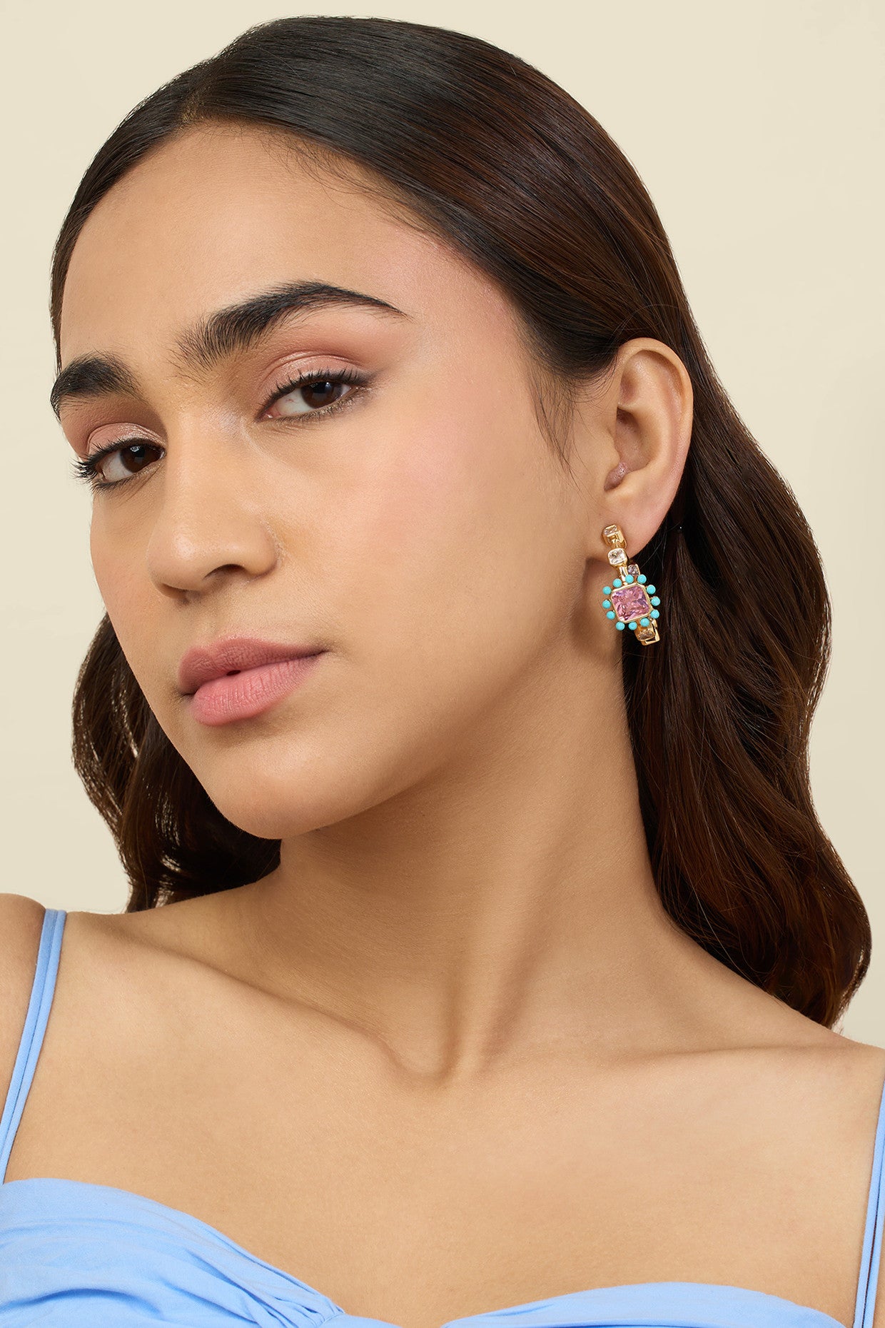 Summer Candy Earrings In 18Kt Gold Plated