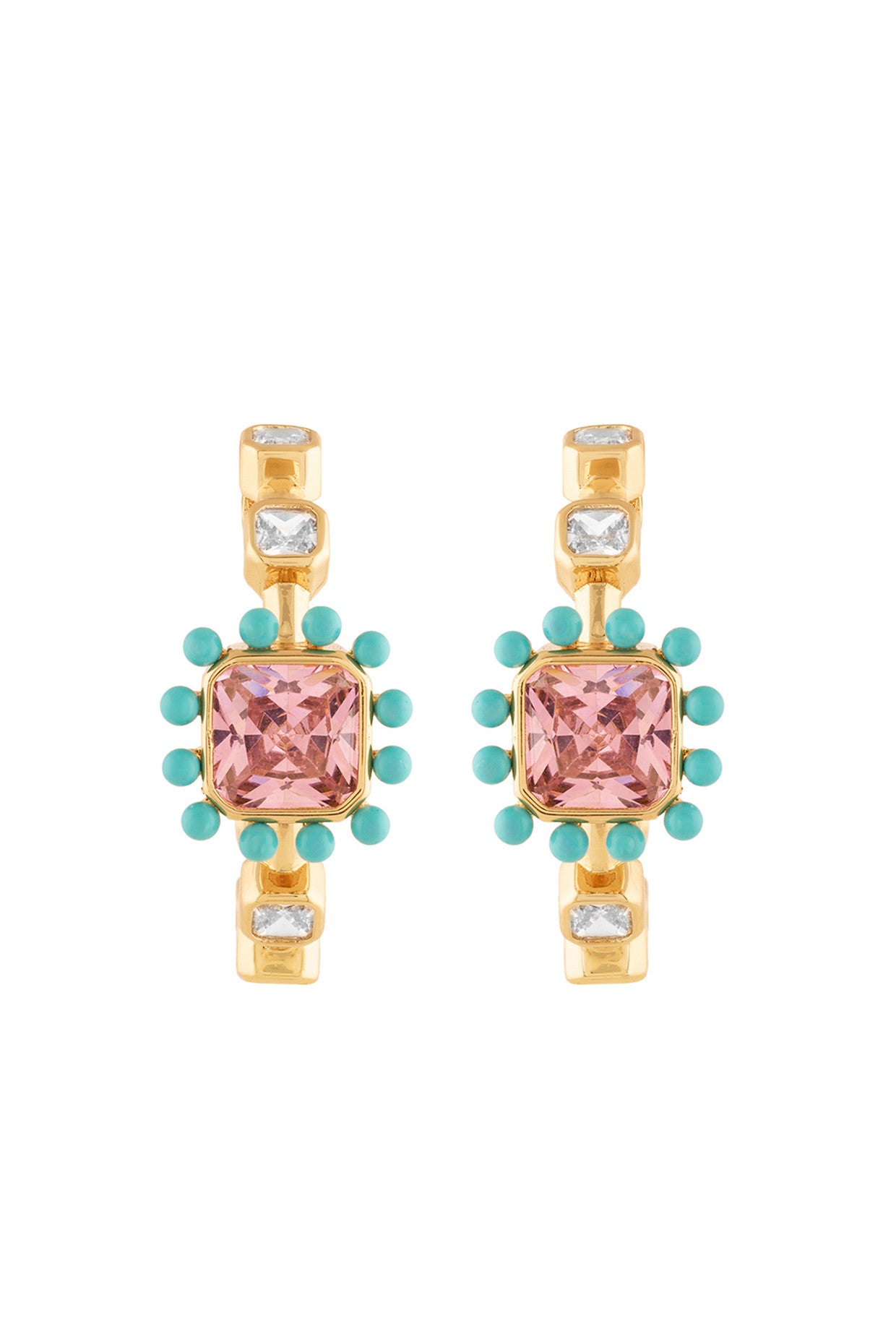 Summer Candy Earrings In 18Kt Gold Plated