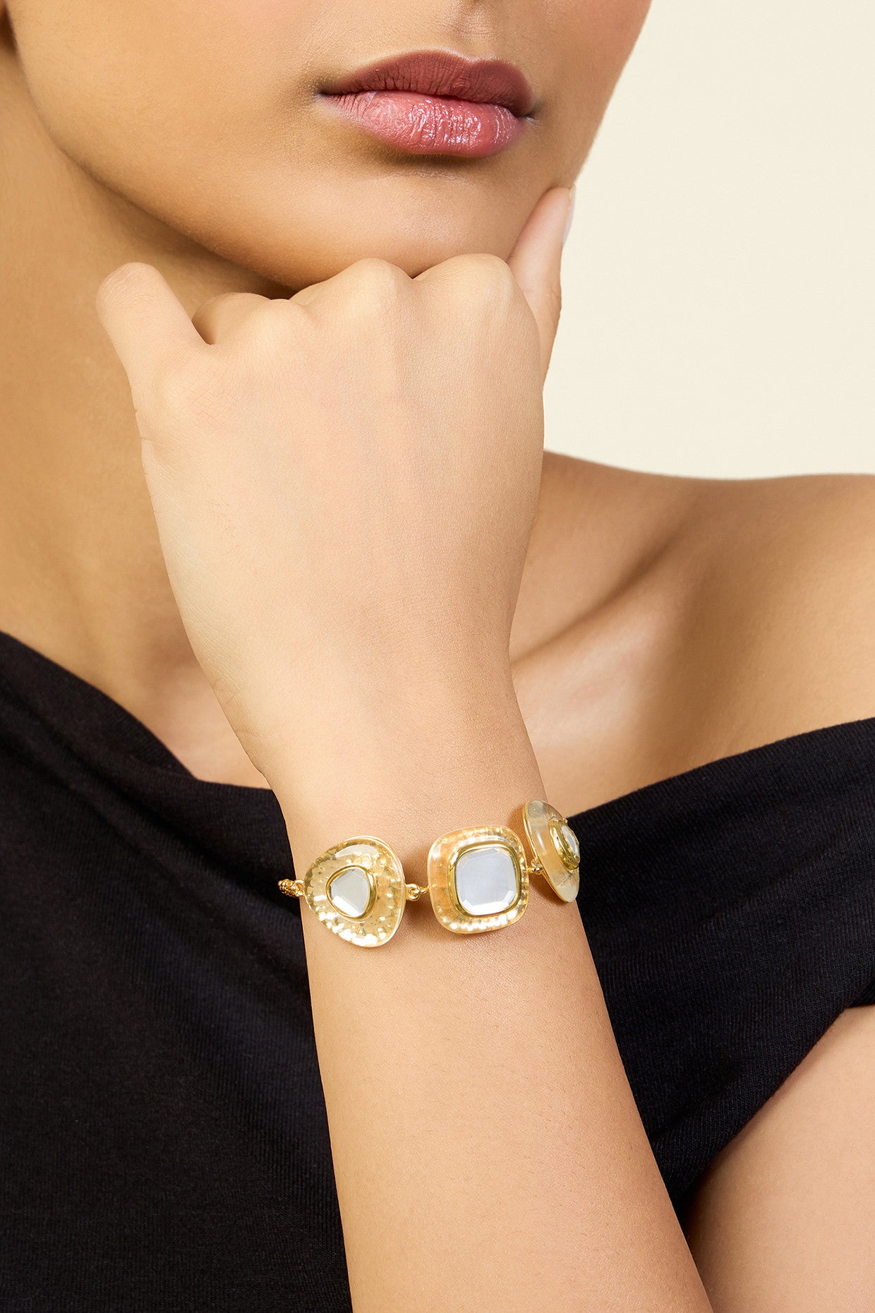 Teesri Mirror Bolo Bracelet