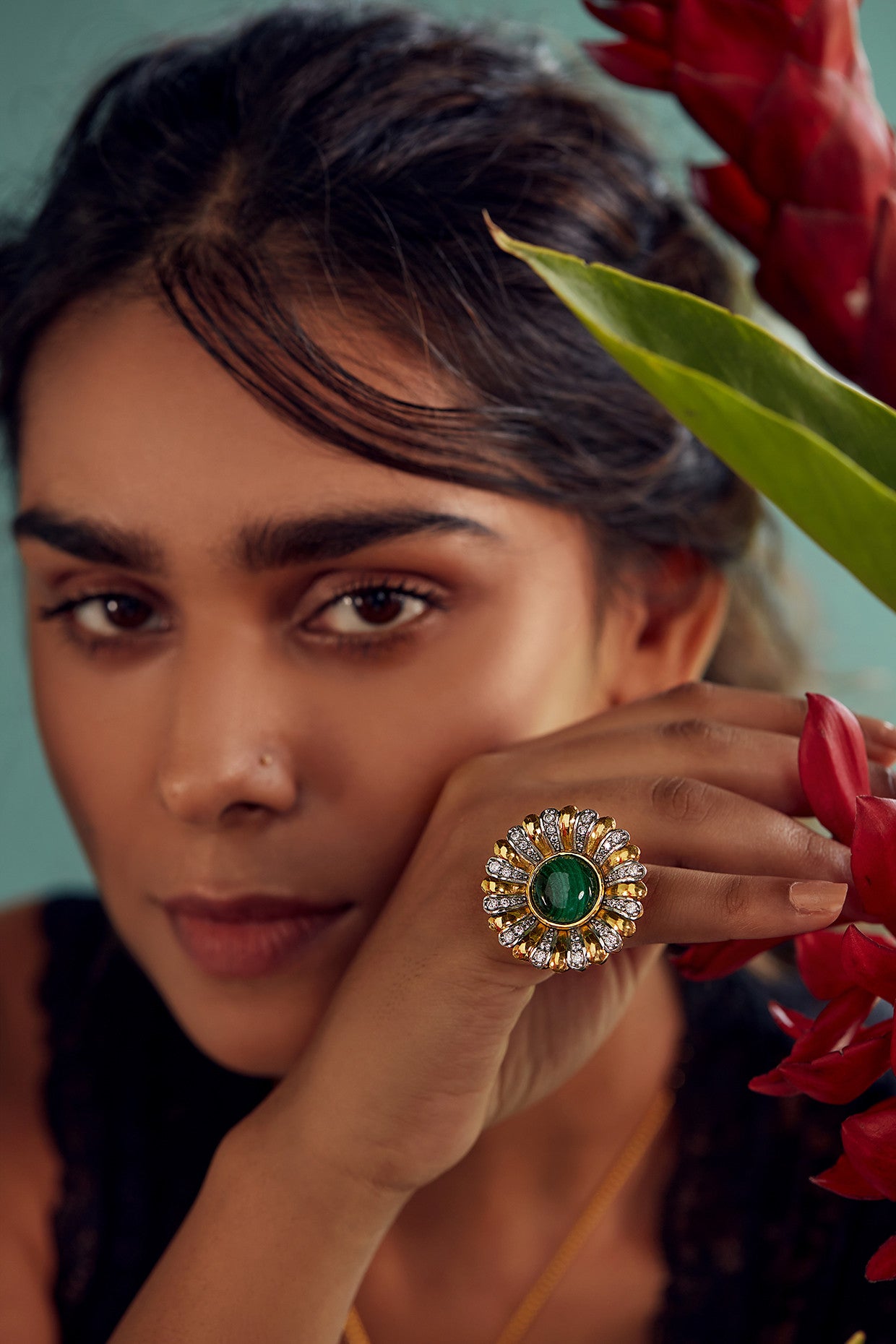 Theodore Ring in 22Kt Gold Plated 925 Sterling Silver