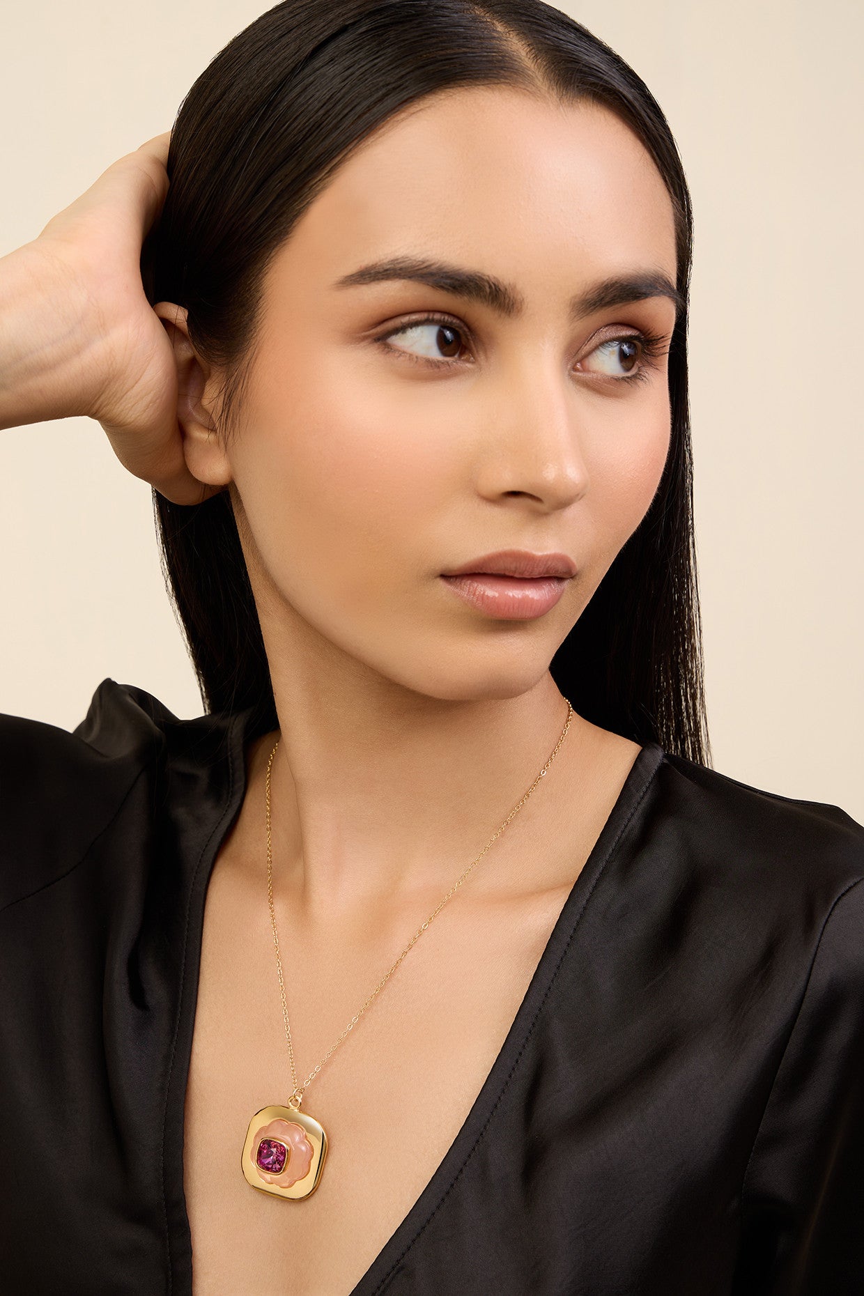 Think Pink Pendant Necklace