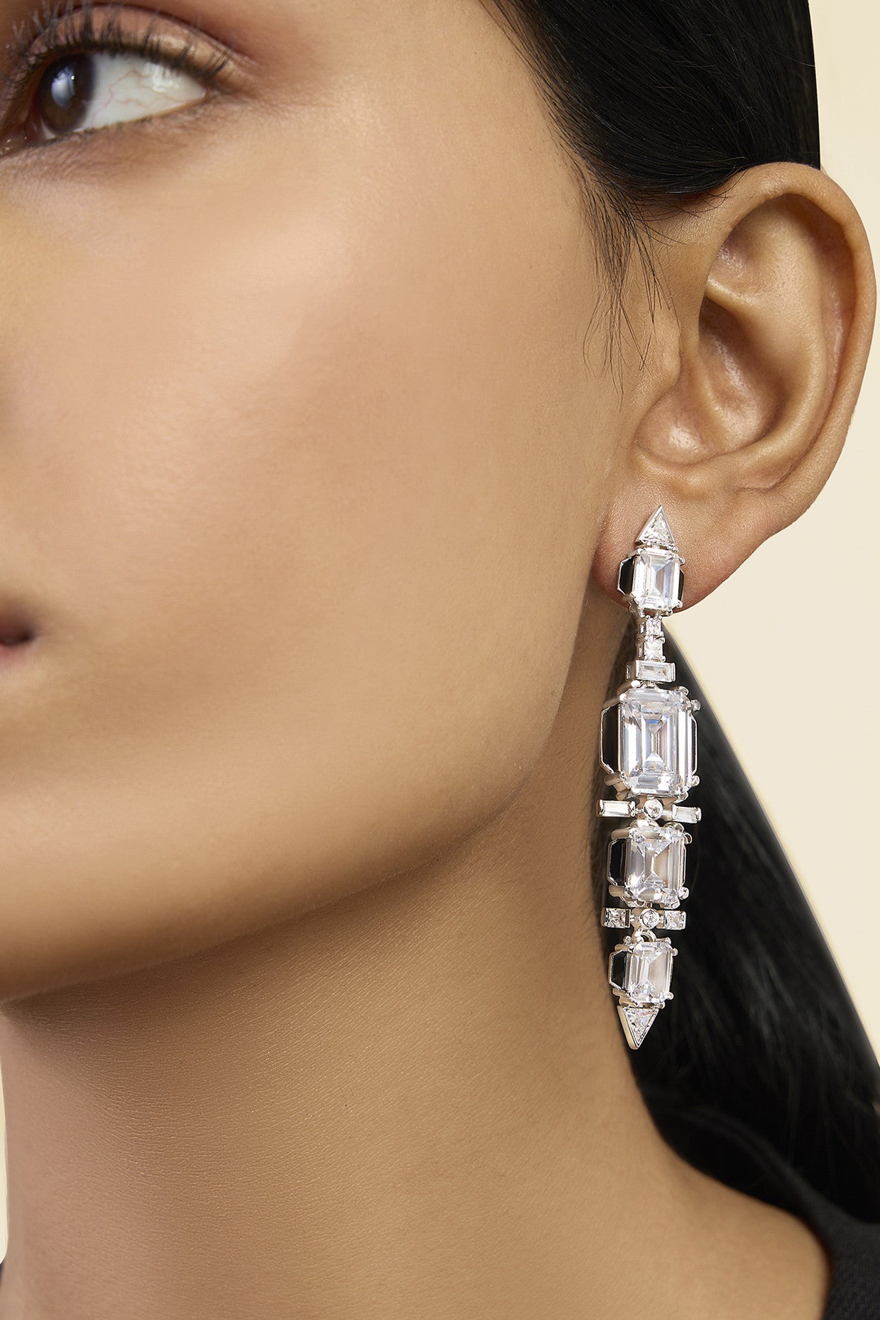 Three Tier Dangler Earrings