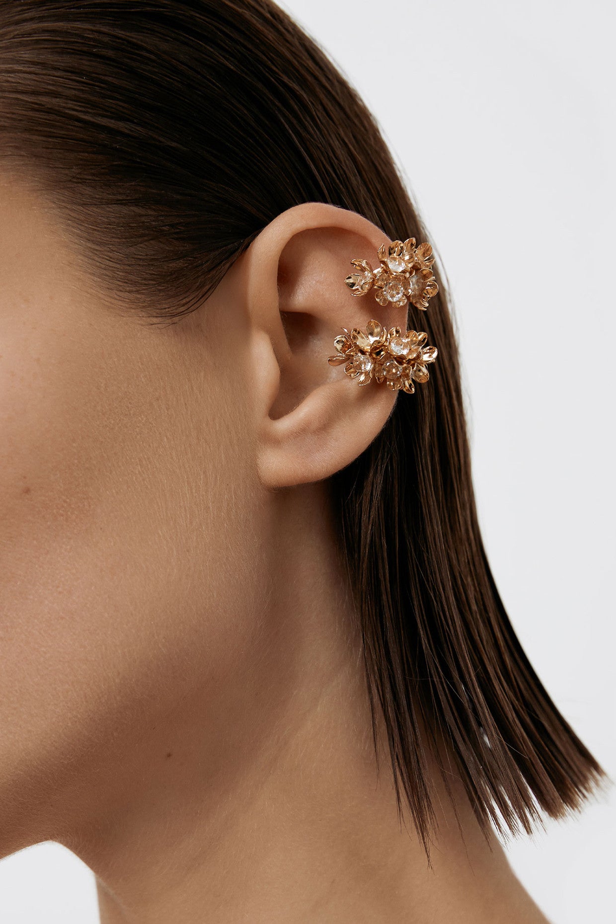 Tina Flower Ear Cuffs