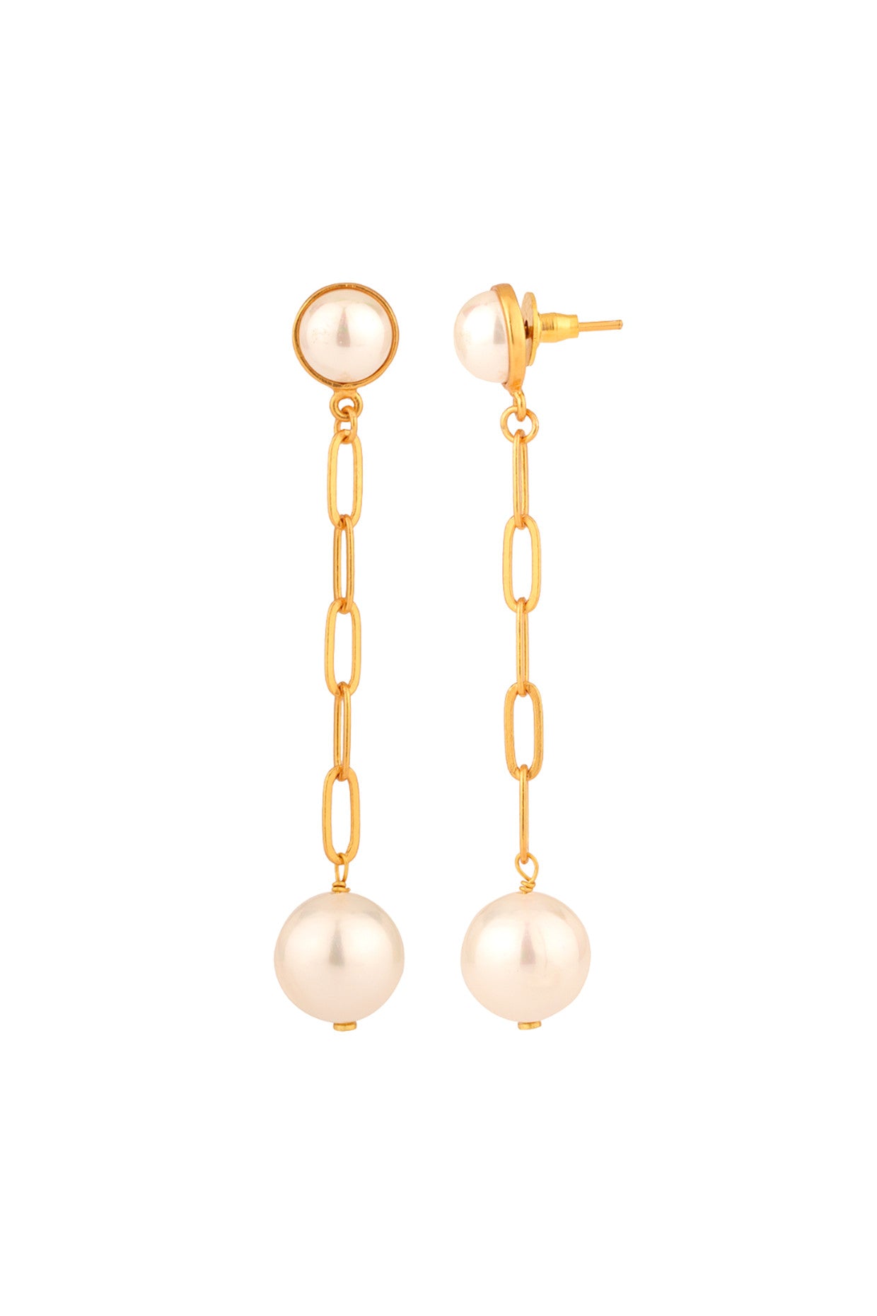 Trail Drops Earrings in 22Kt Gold Plating