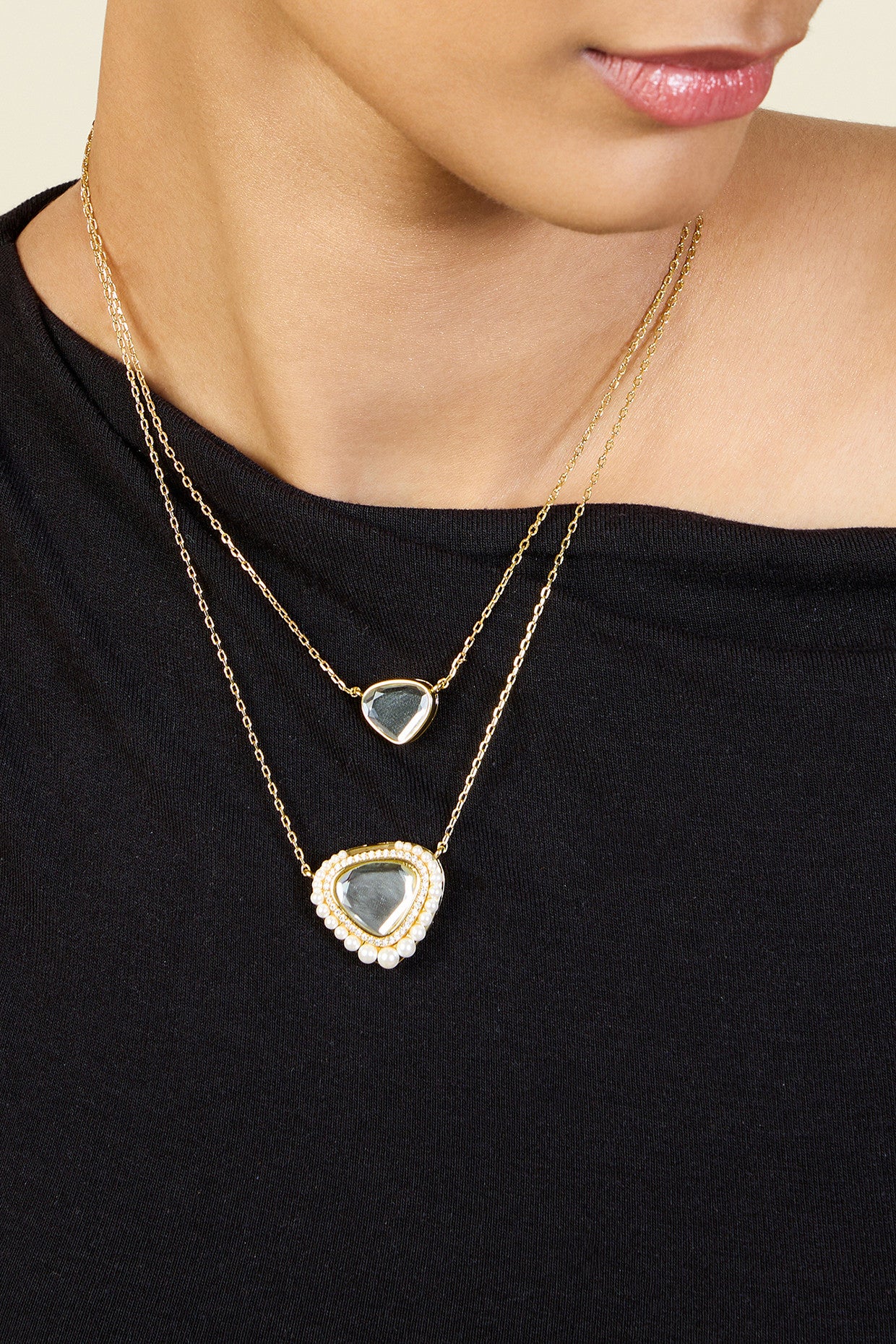 Trikone Layered Necklace