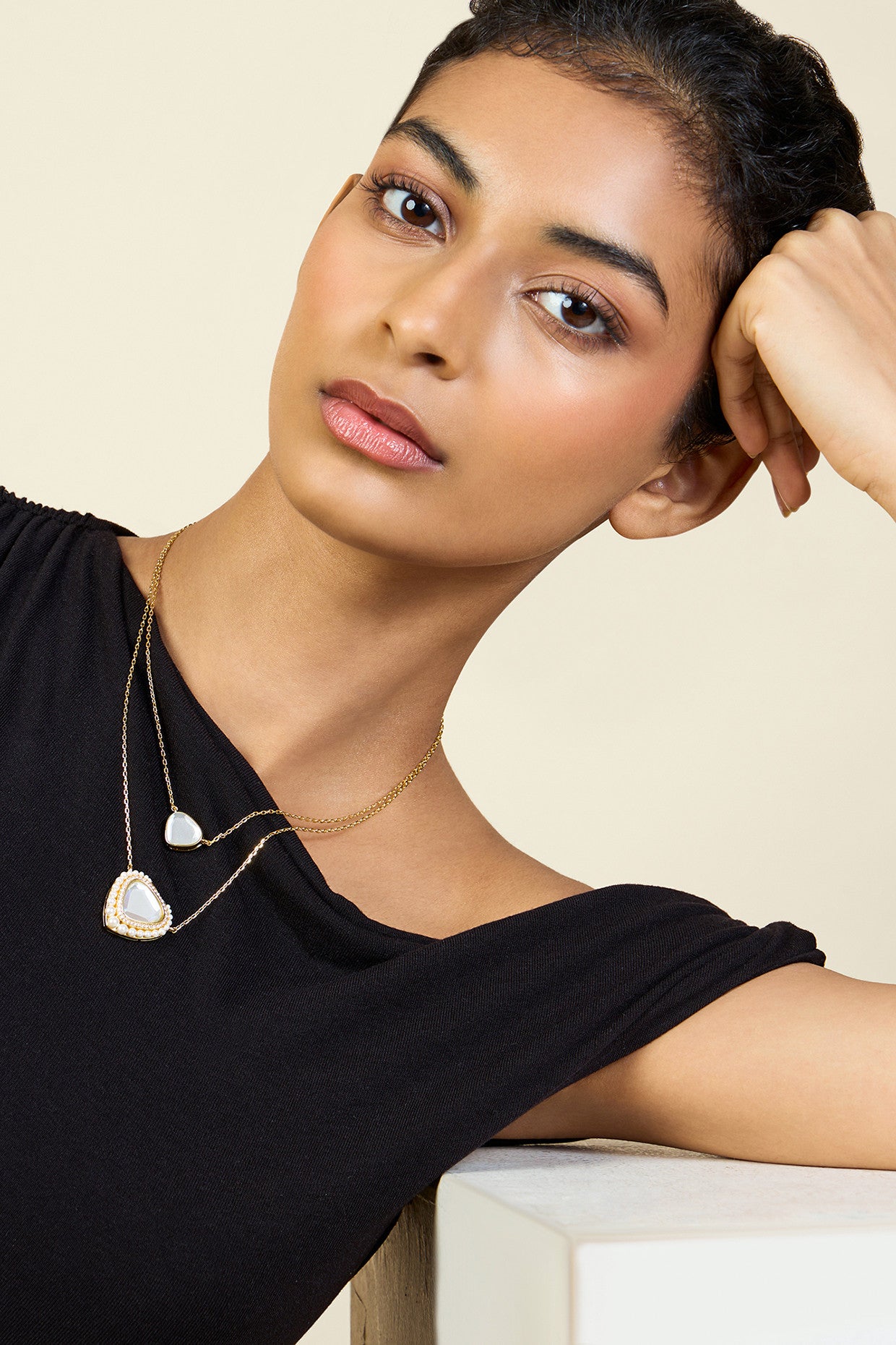 Trikone Layered Necklace