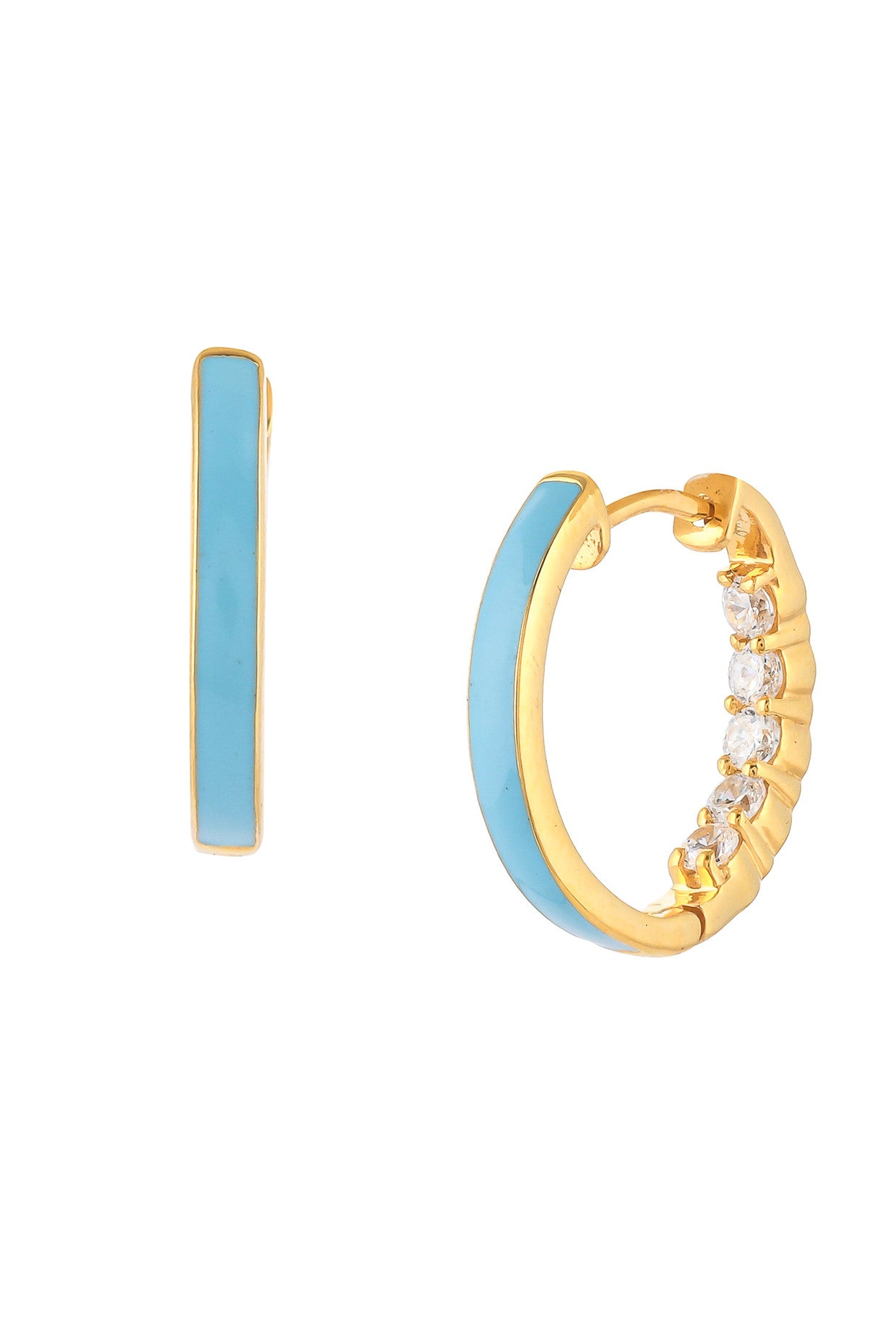 Turquoise Arina Hoops
