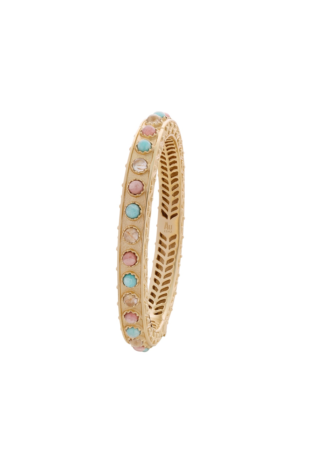 22kt Gold Plated Azra Statement Bangle