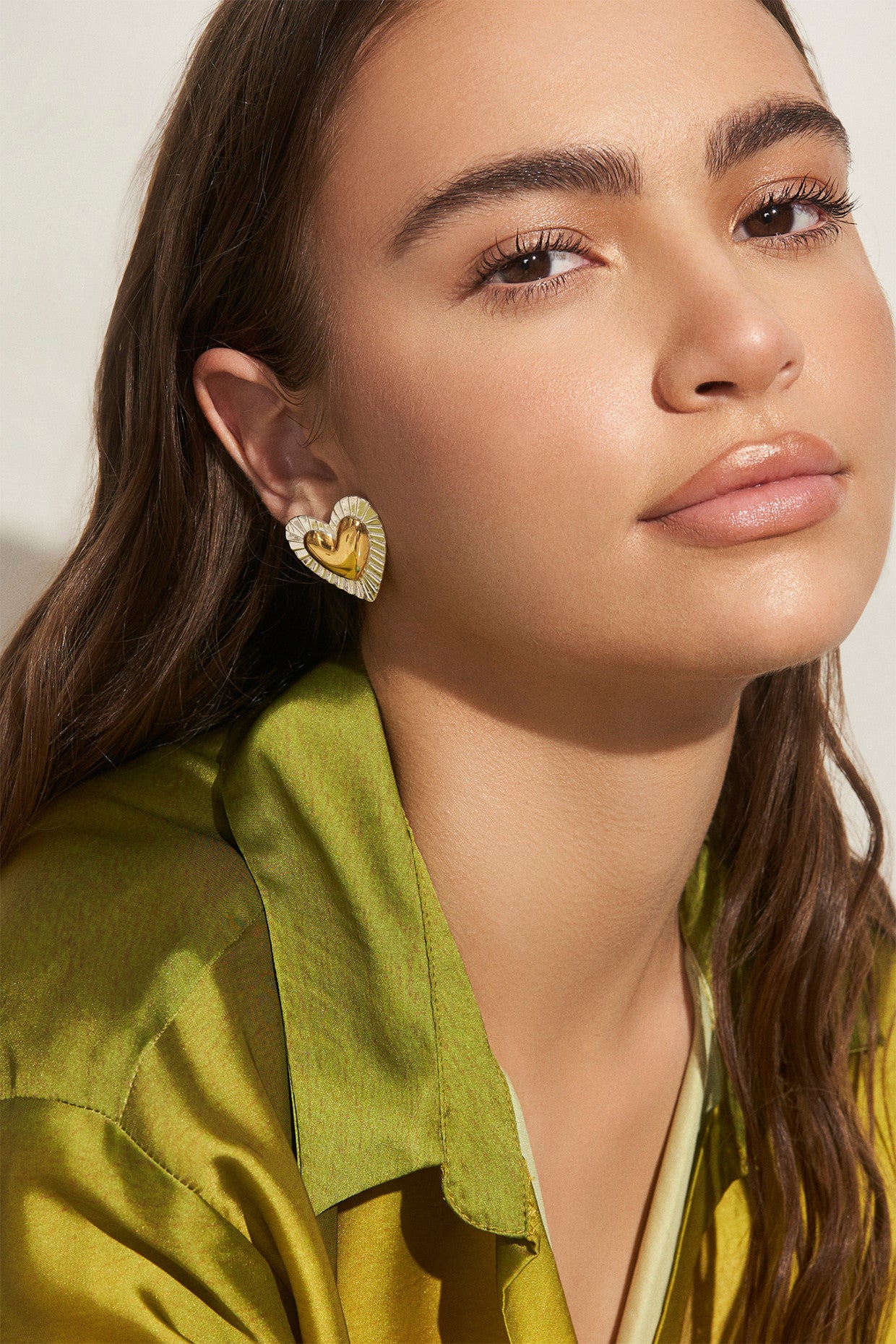 Valentine Two Tone Earrings