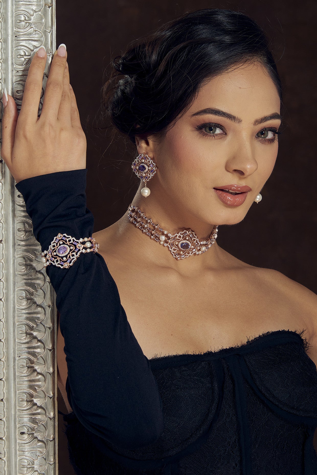 Victoria Choker in Sterling Silver