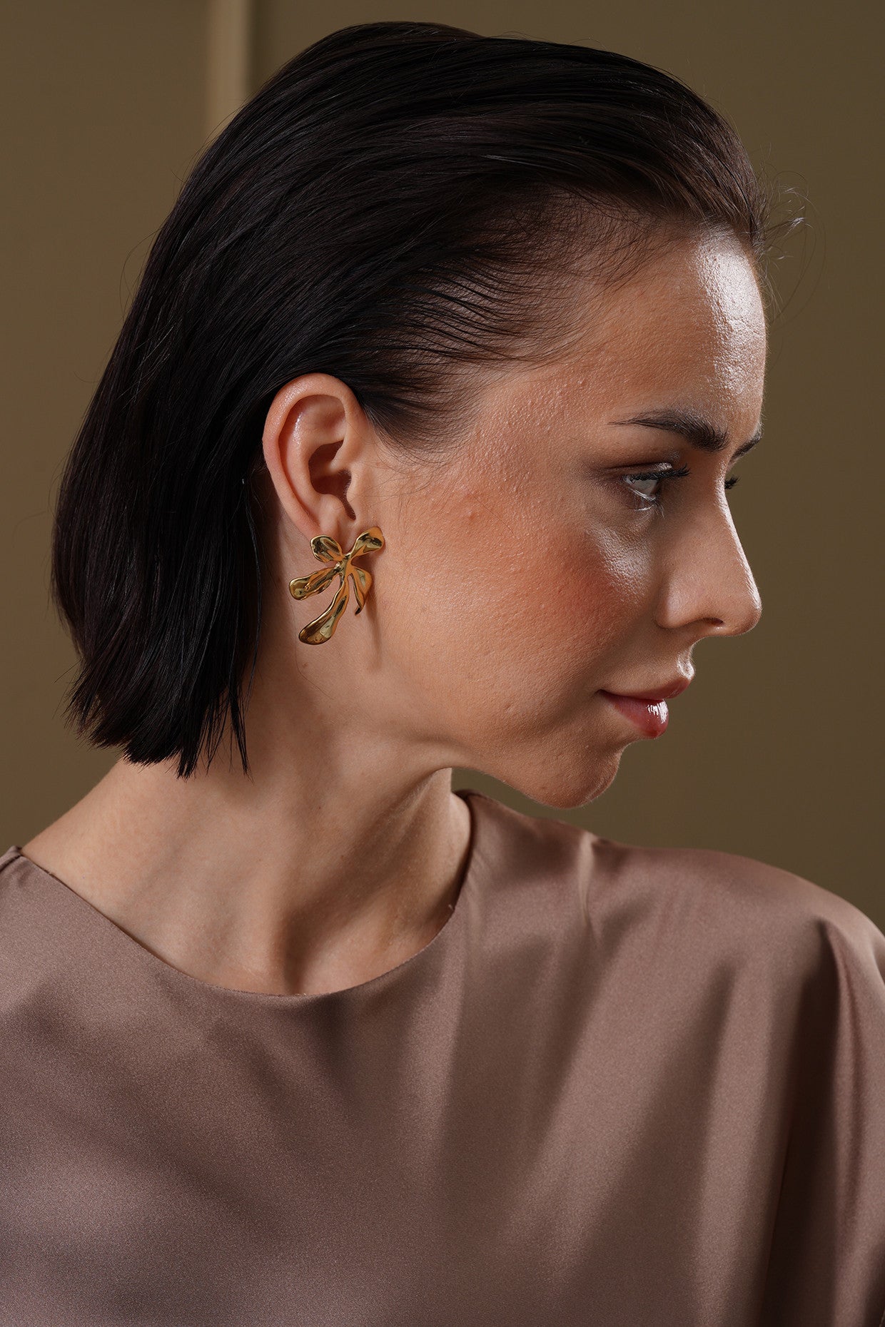 18kt Gold Plated Tear Drop Earrings