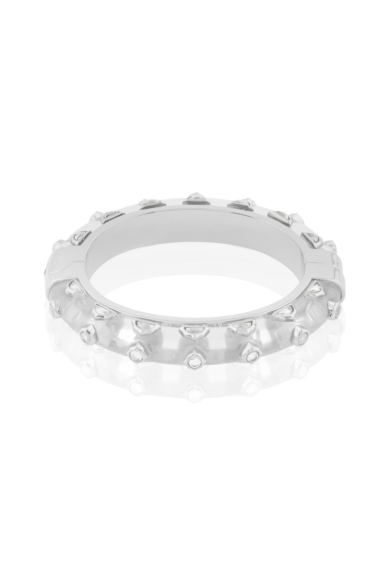 White Mirror Boondein Bangle