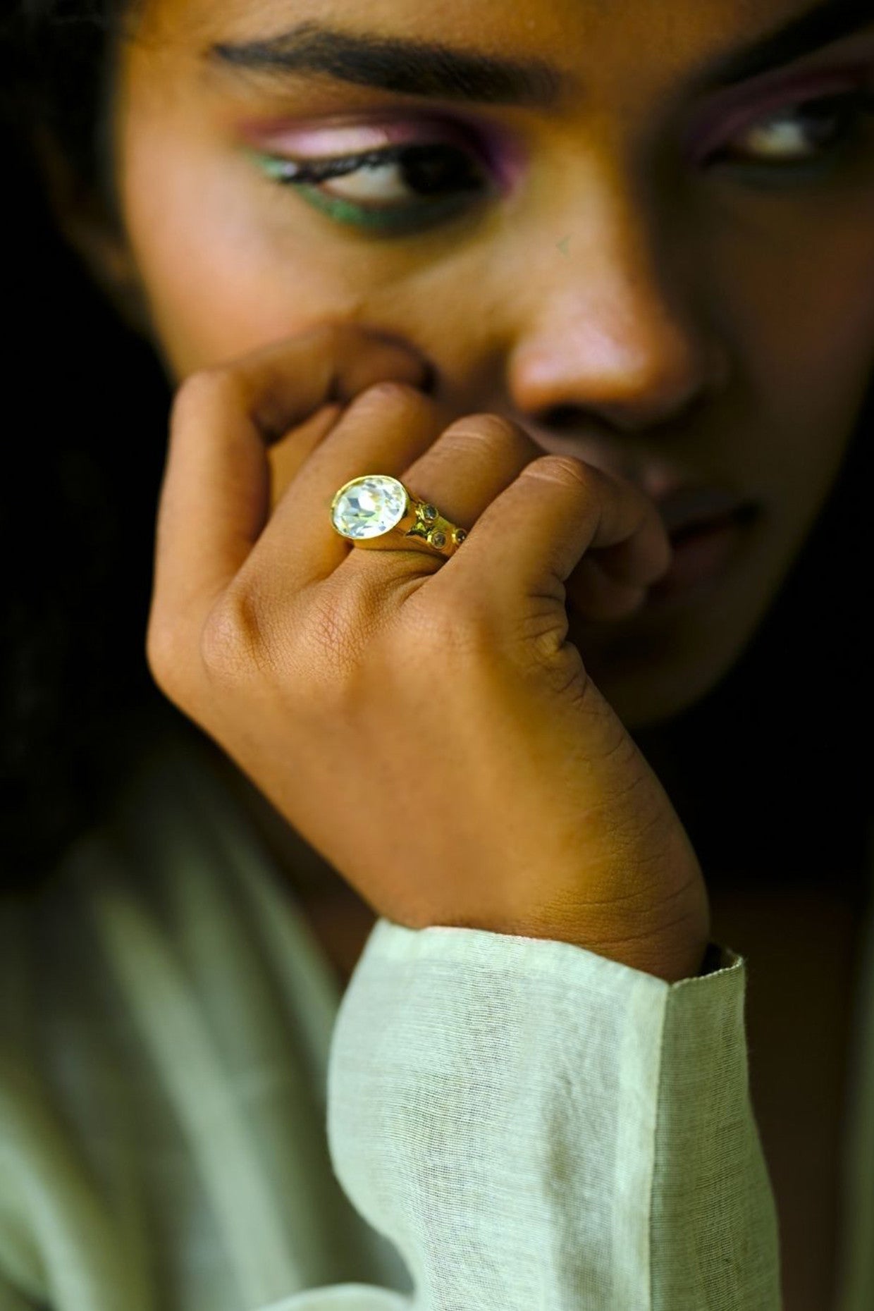 White Testament Ring