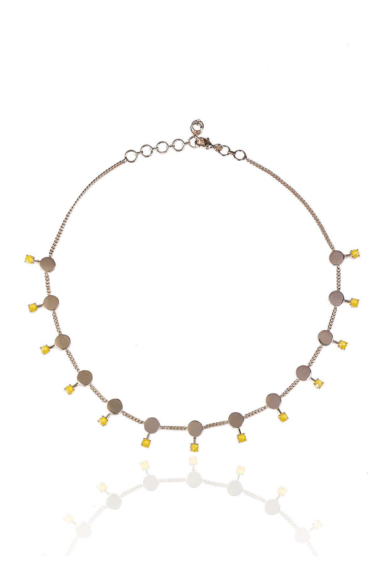 Yellow Talise Choker Necklace