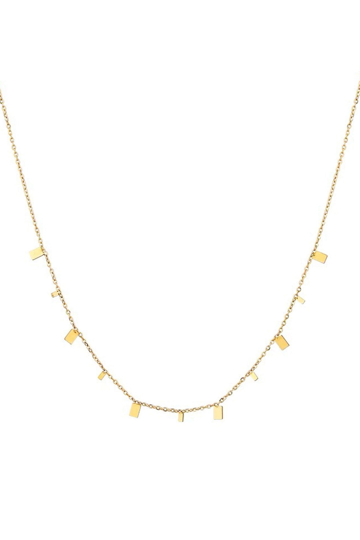 18k Gold Mini Charms Necklace