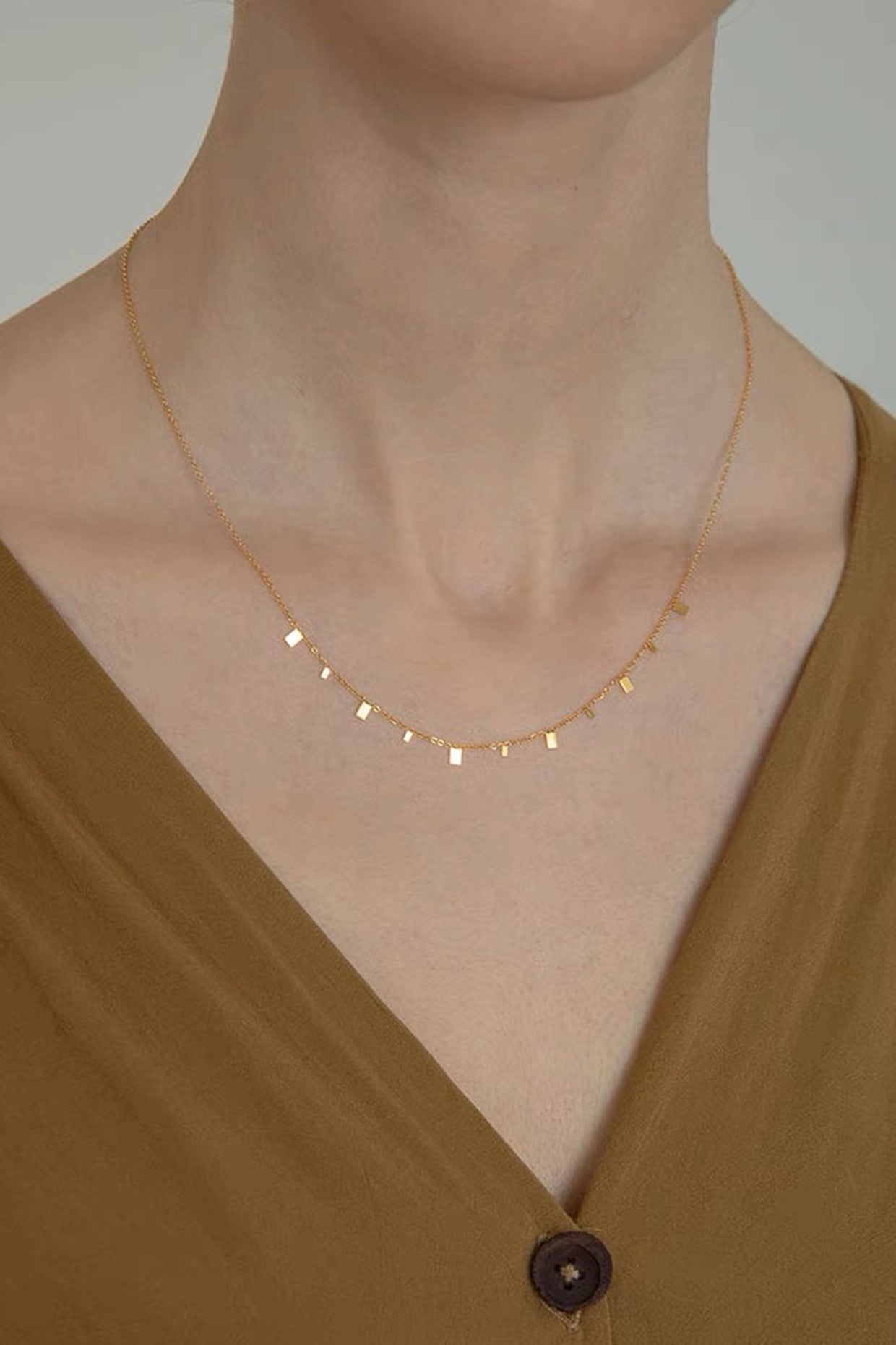18k Gold Mini Charms Necklace