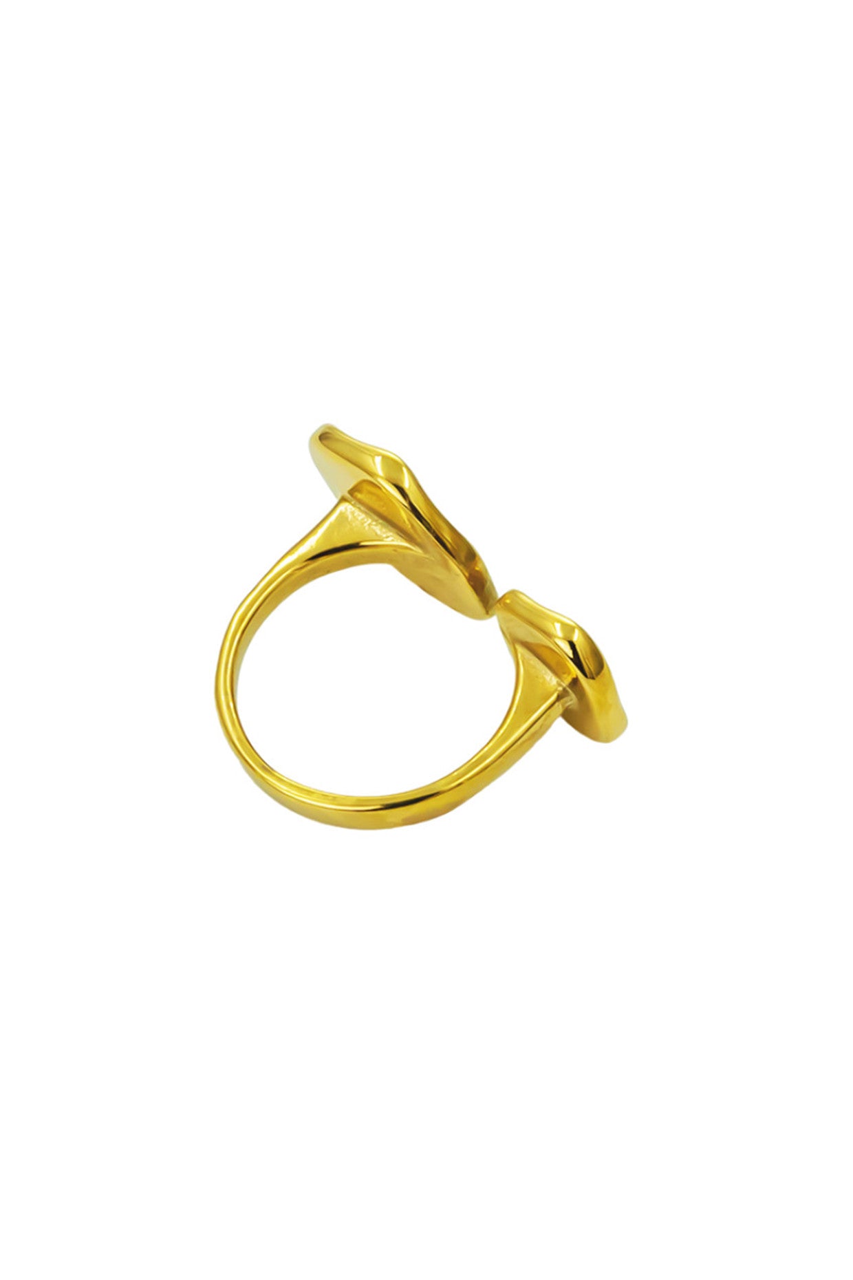18kt Gold Plated Yin Yang Ring