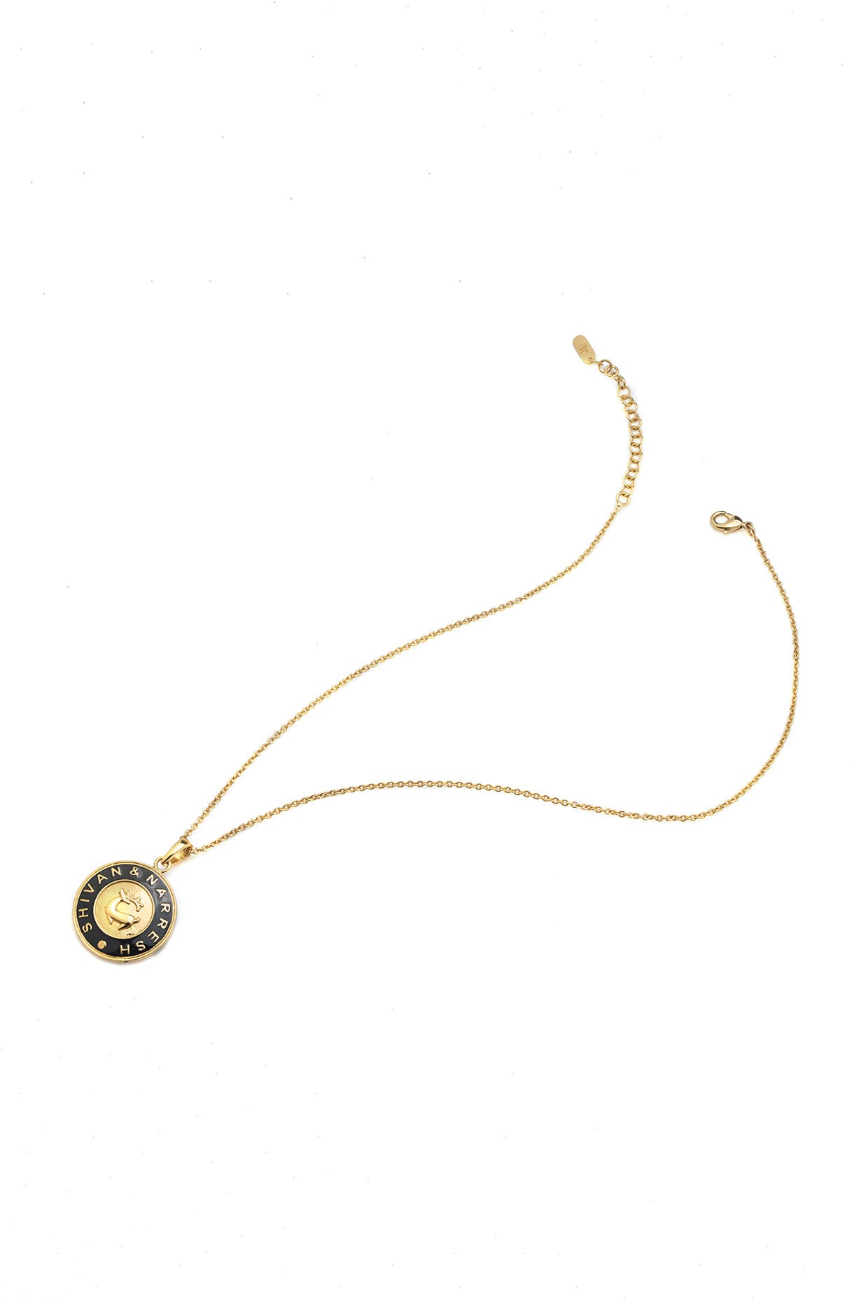 22kt Gold Plated Numisma Pendant Set