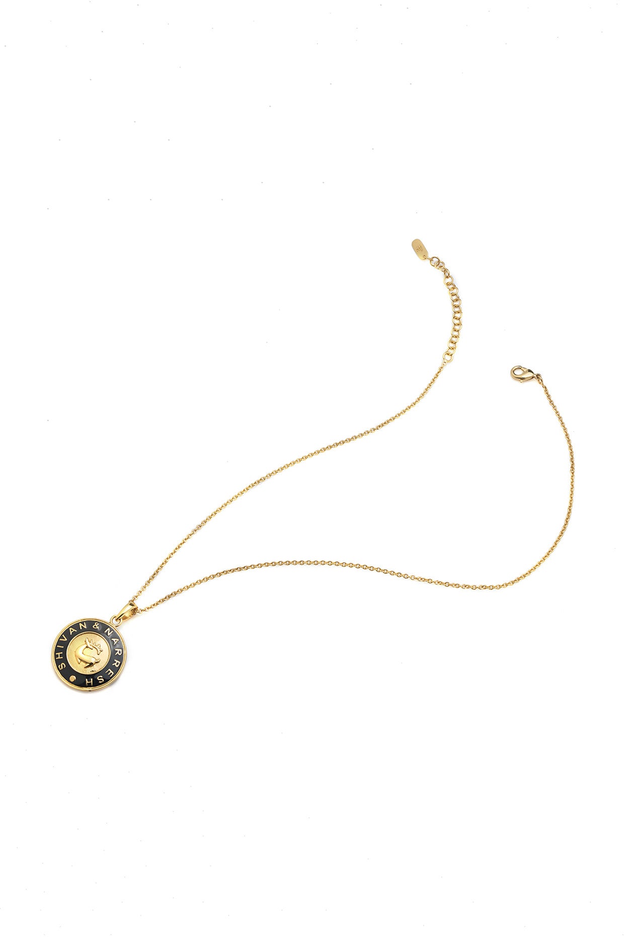 22kt Gold Plated Numisma Locket Necklace