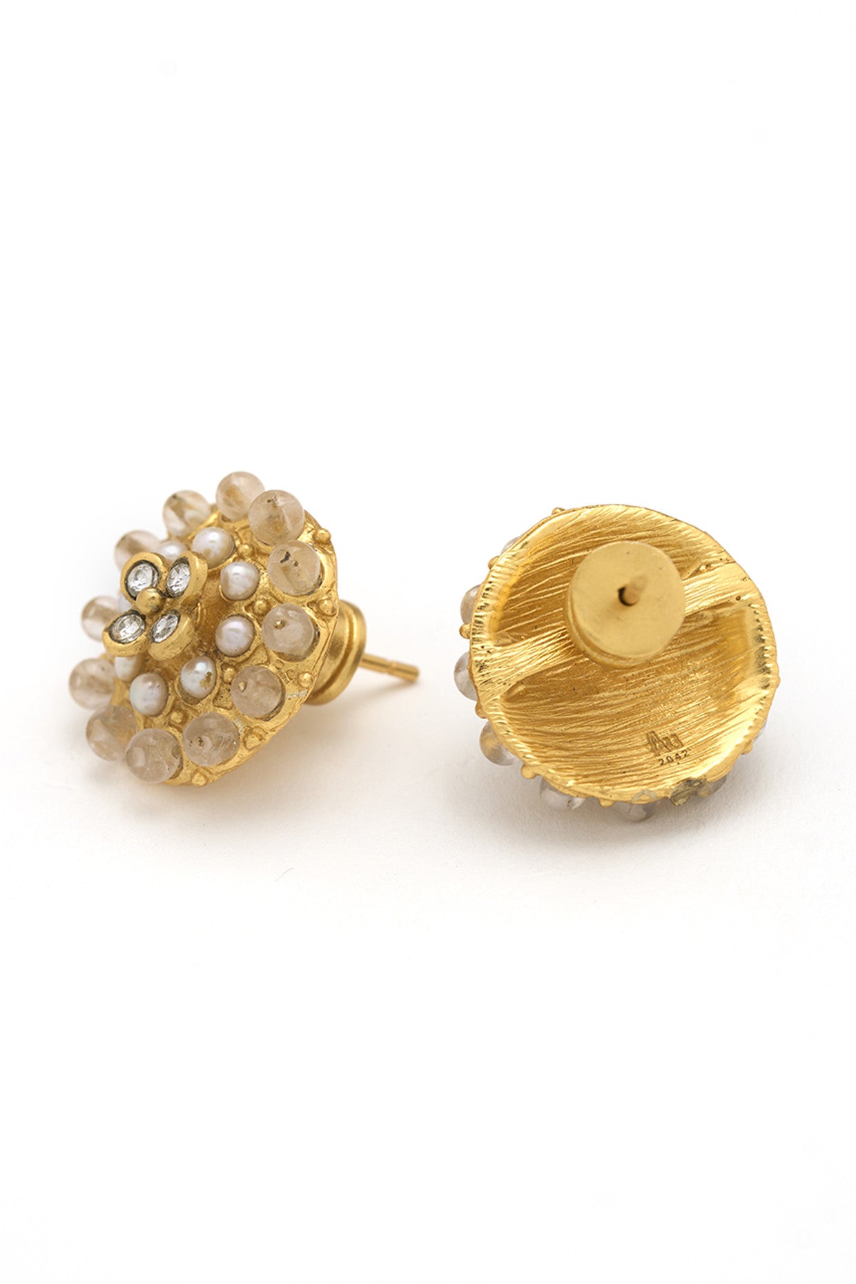 22kt Gold Plated Gulmohar Blush Drops