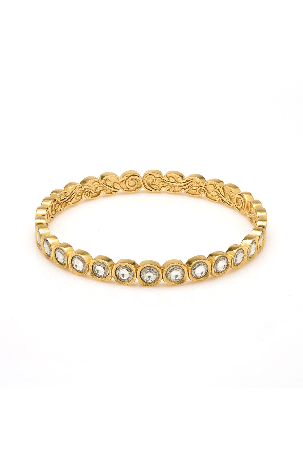 22kt Gold Plated Pakeezah Kundan Bangle