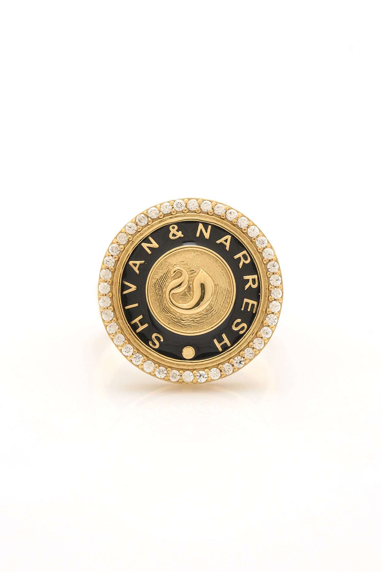 22kt Gold Plated Numsima Signet Ring