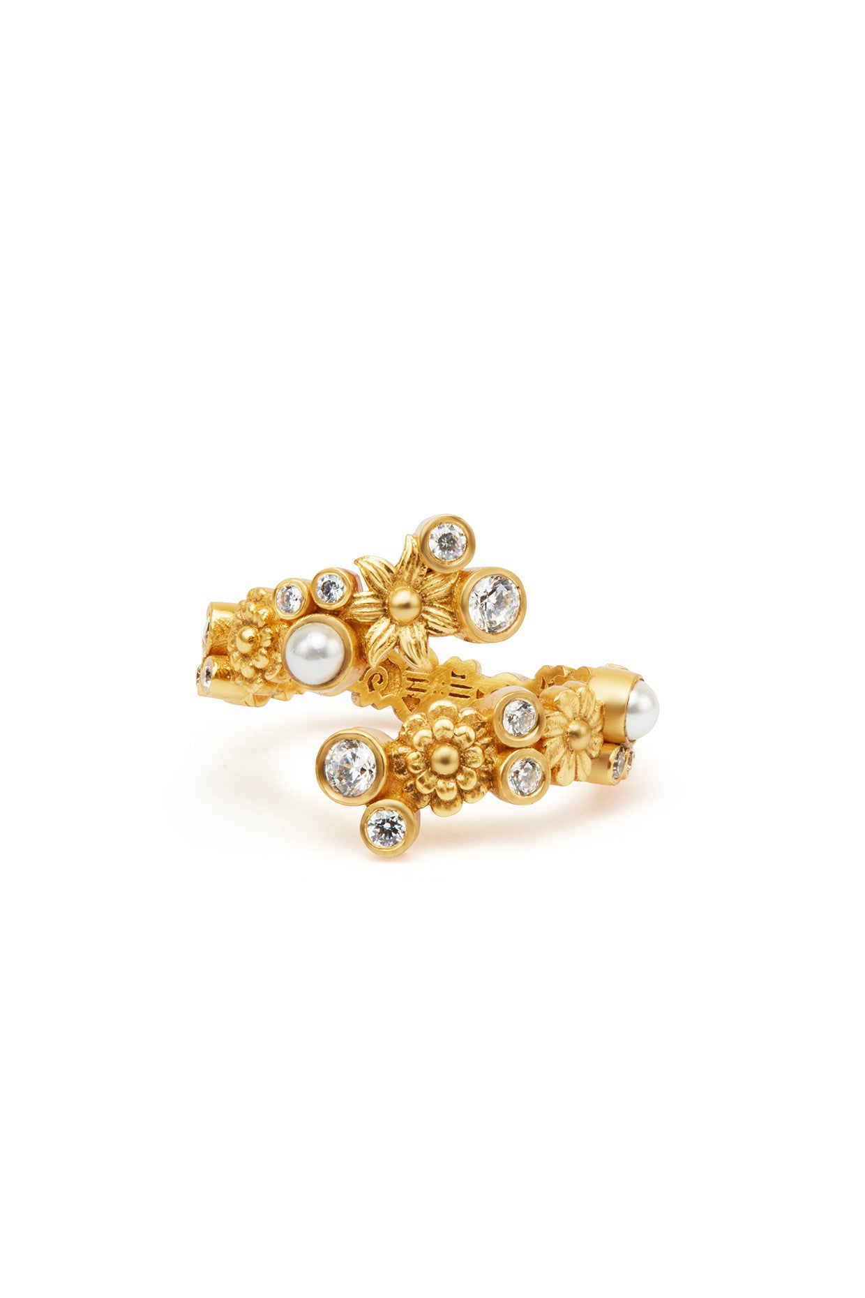 22kt Gold Plated Opaline Helmi Ring