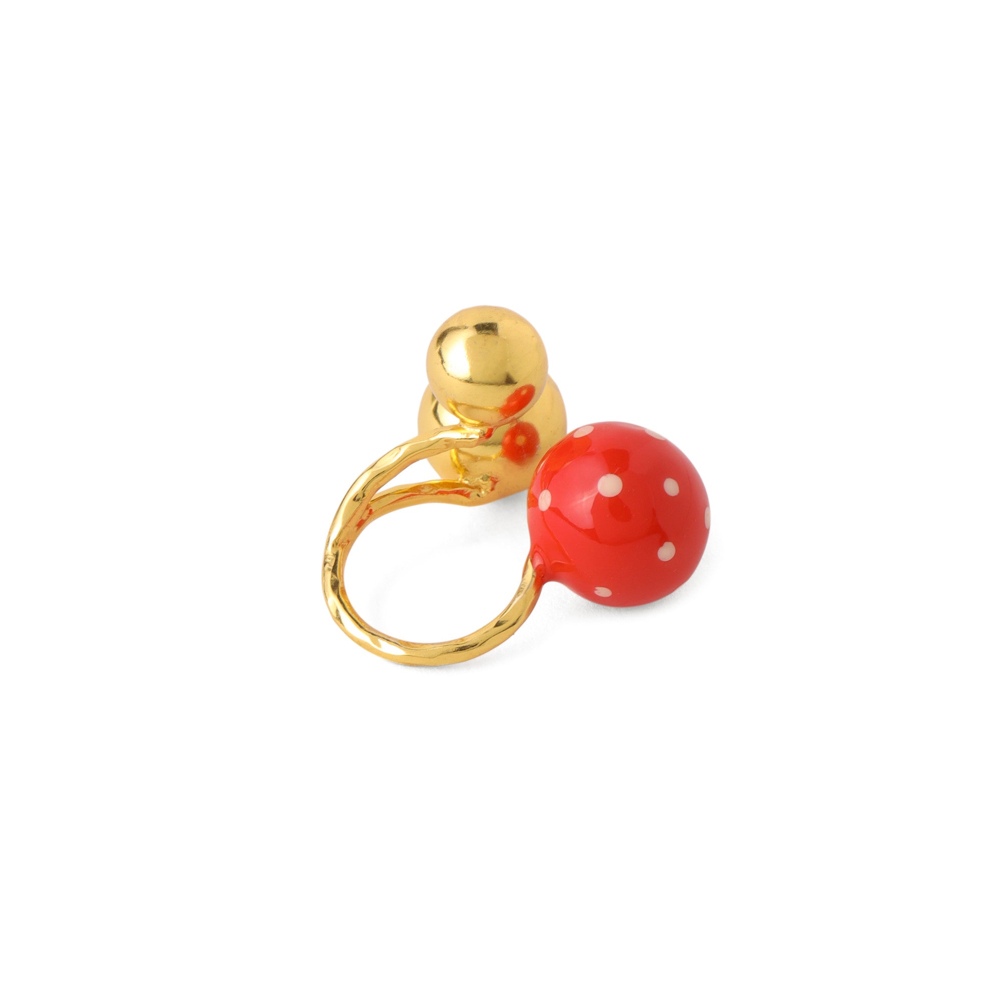 22kt Gold Plated Blue Evil Eye Stud Earrings