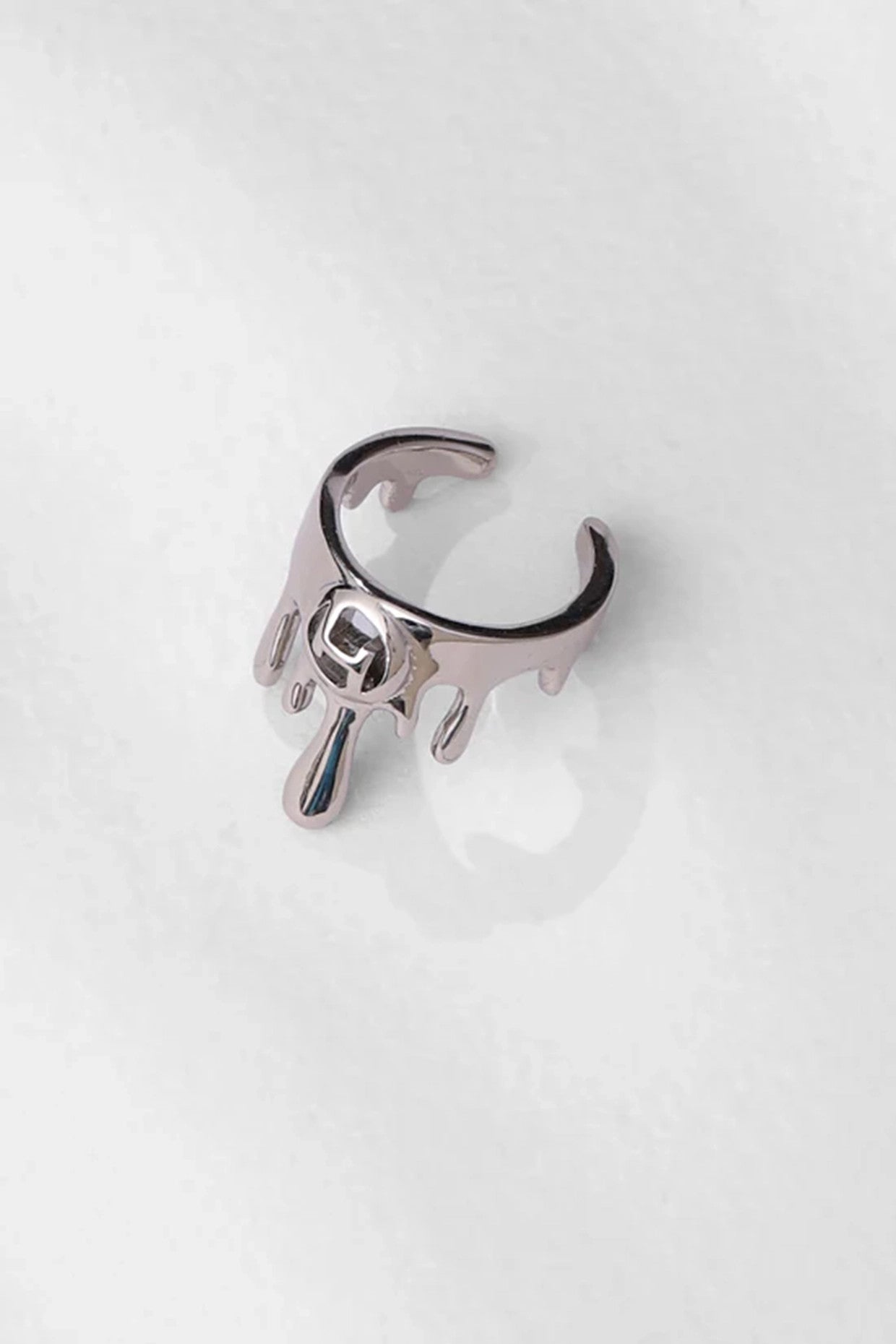 22kt Silver Plated Drip Ring