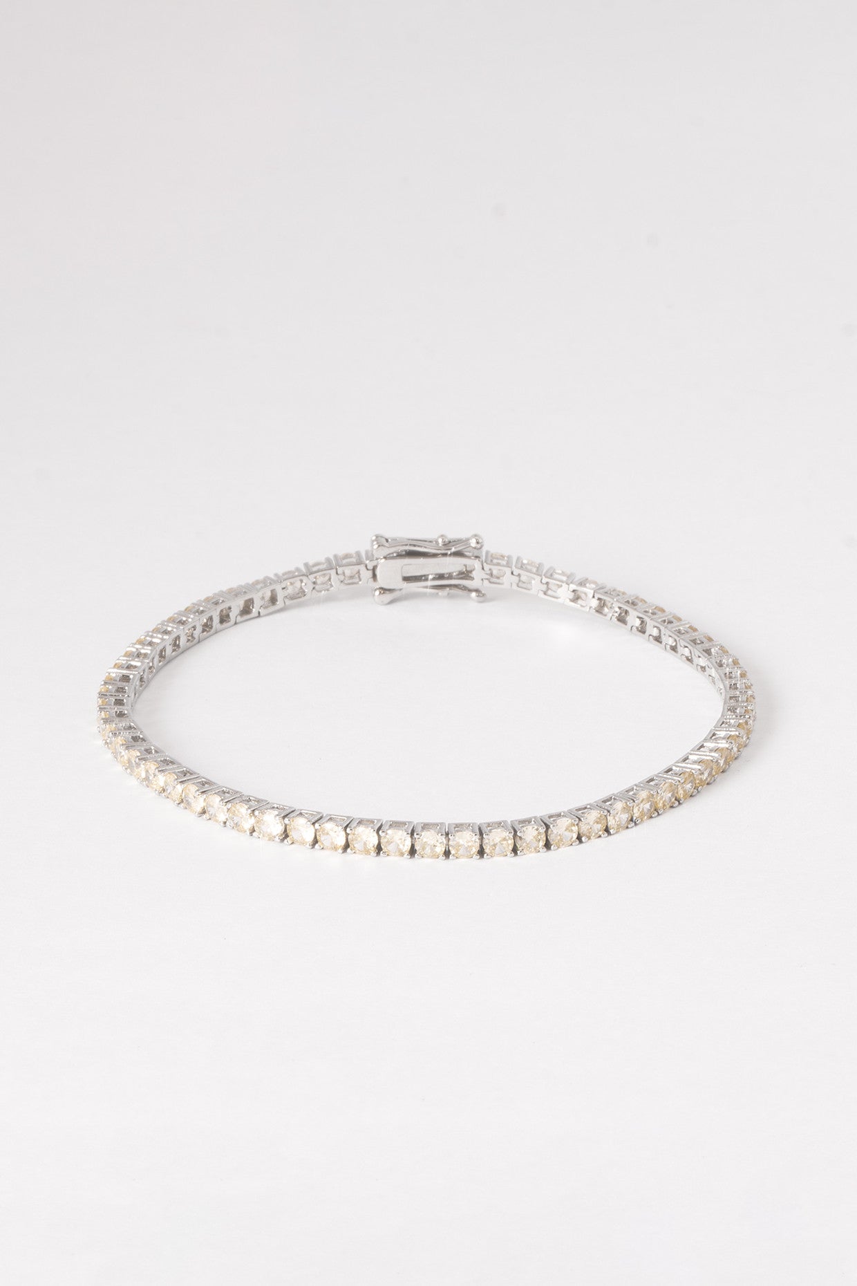 3Mm Tennis Bracelet- Yellow
