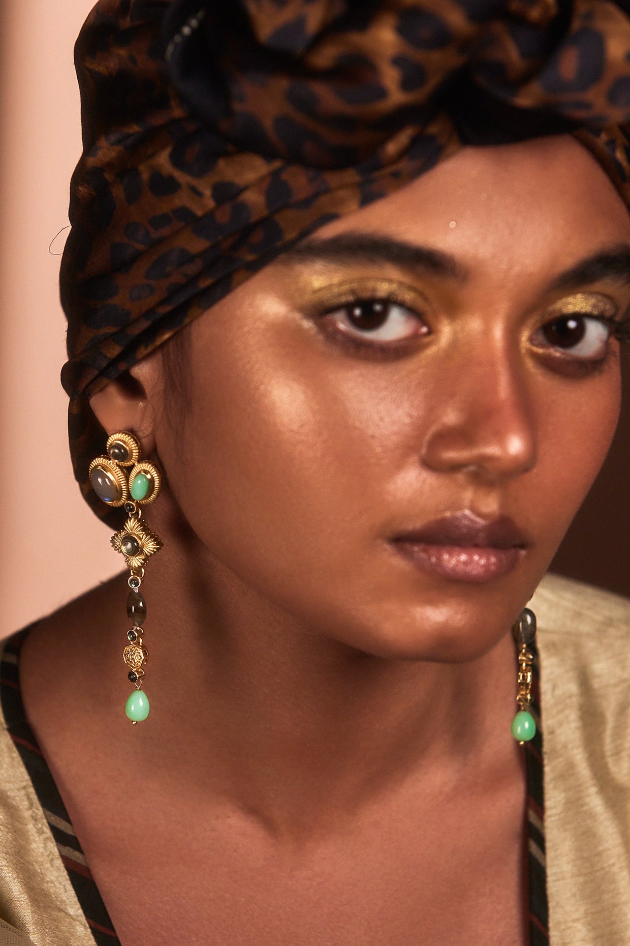 22kt Gold Plated Azra Drop Earrings