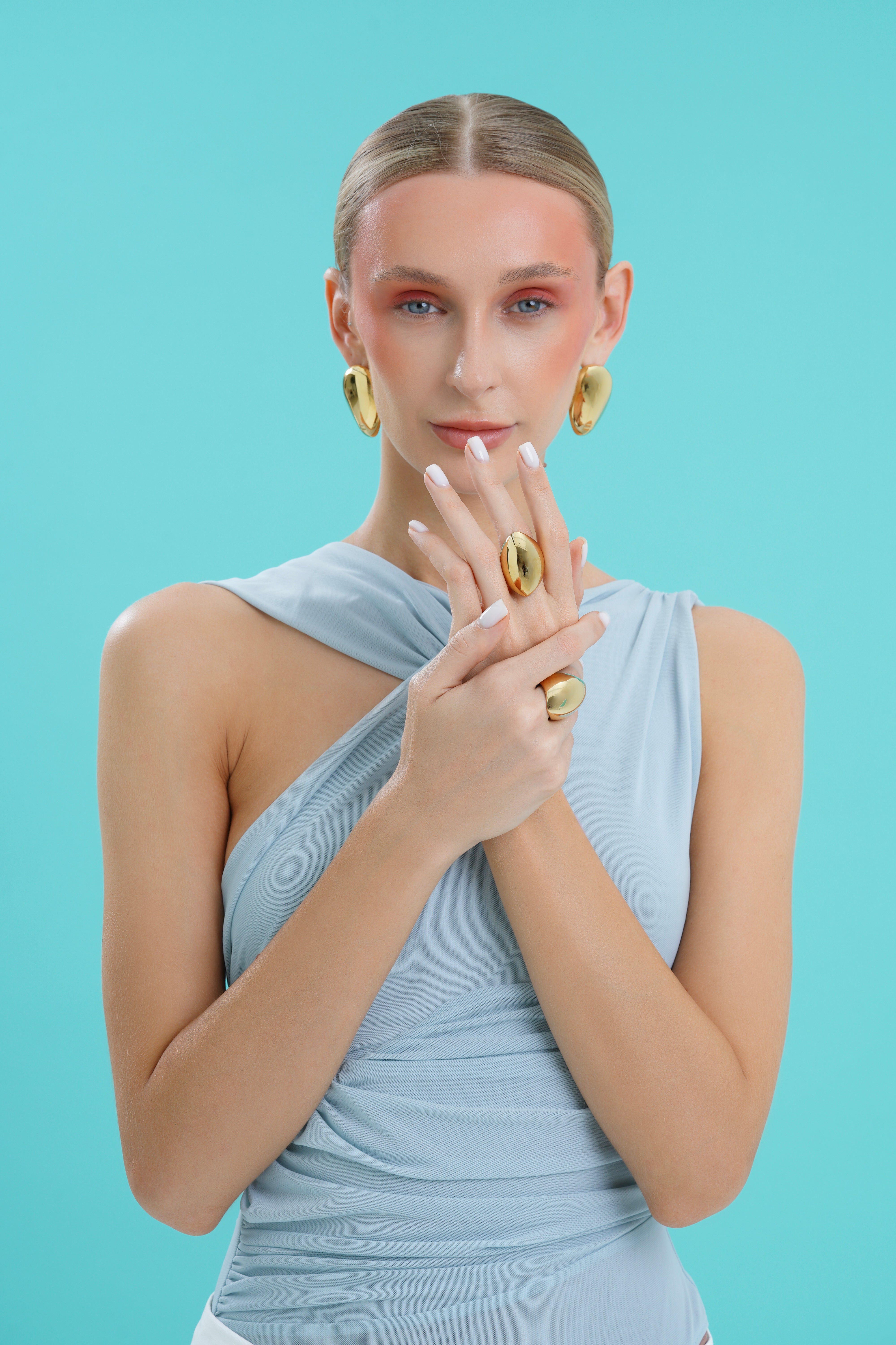 Cyrus Earrings 18k Gold Plated