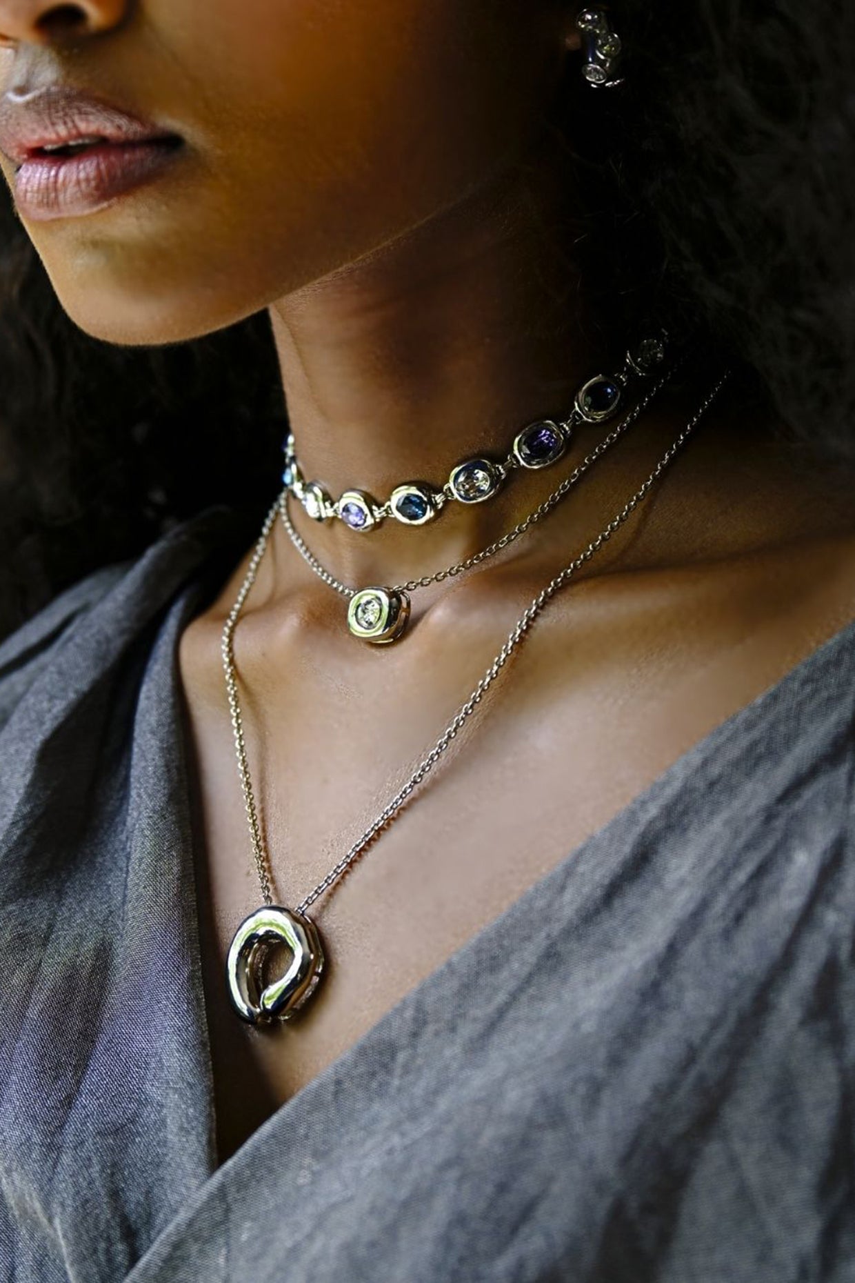 Silver Lineage Necklace