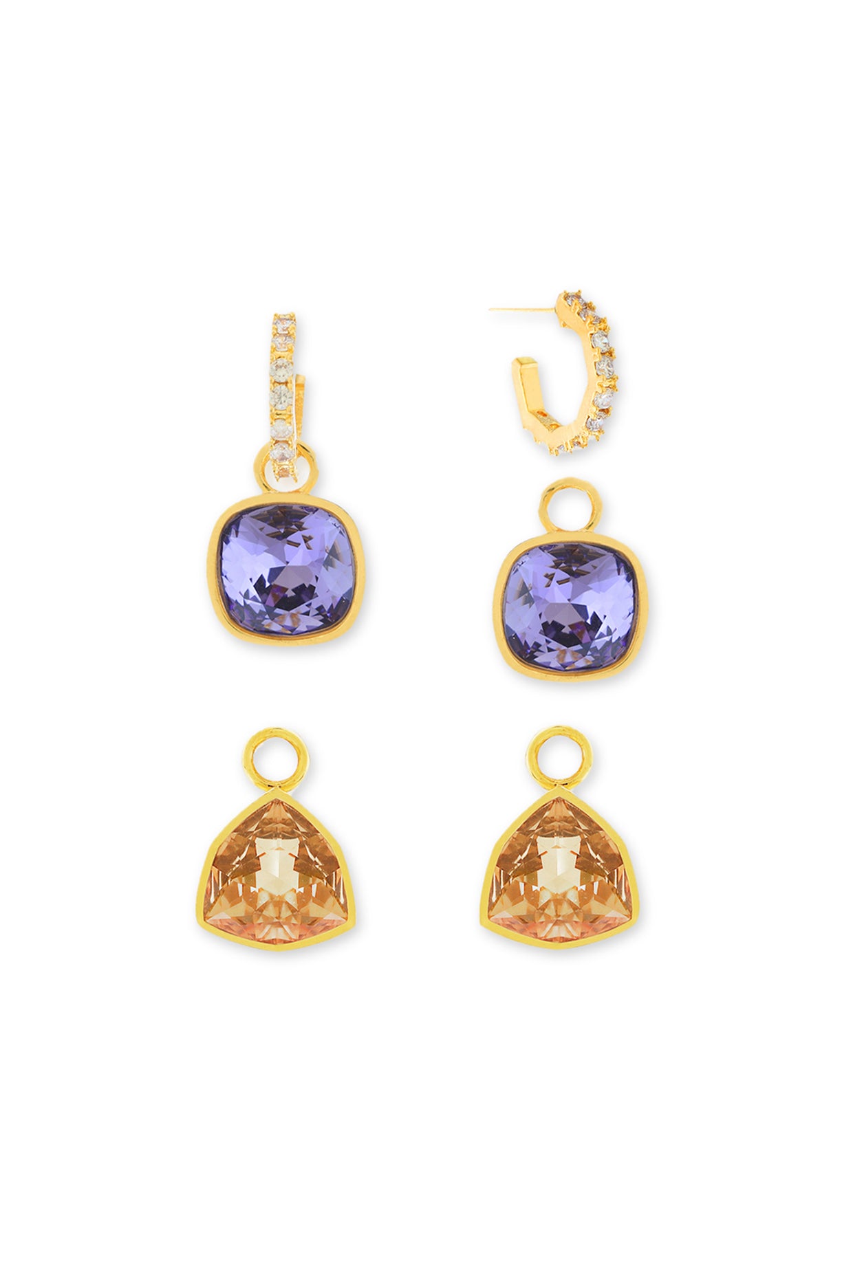 Purple Shift Earrings