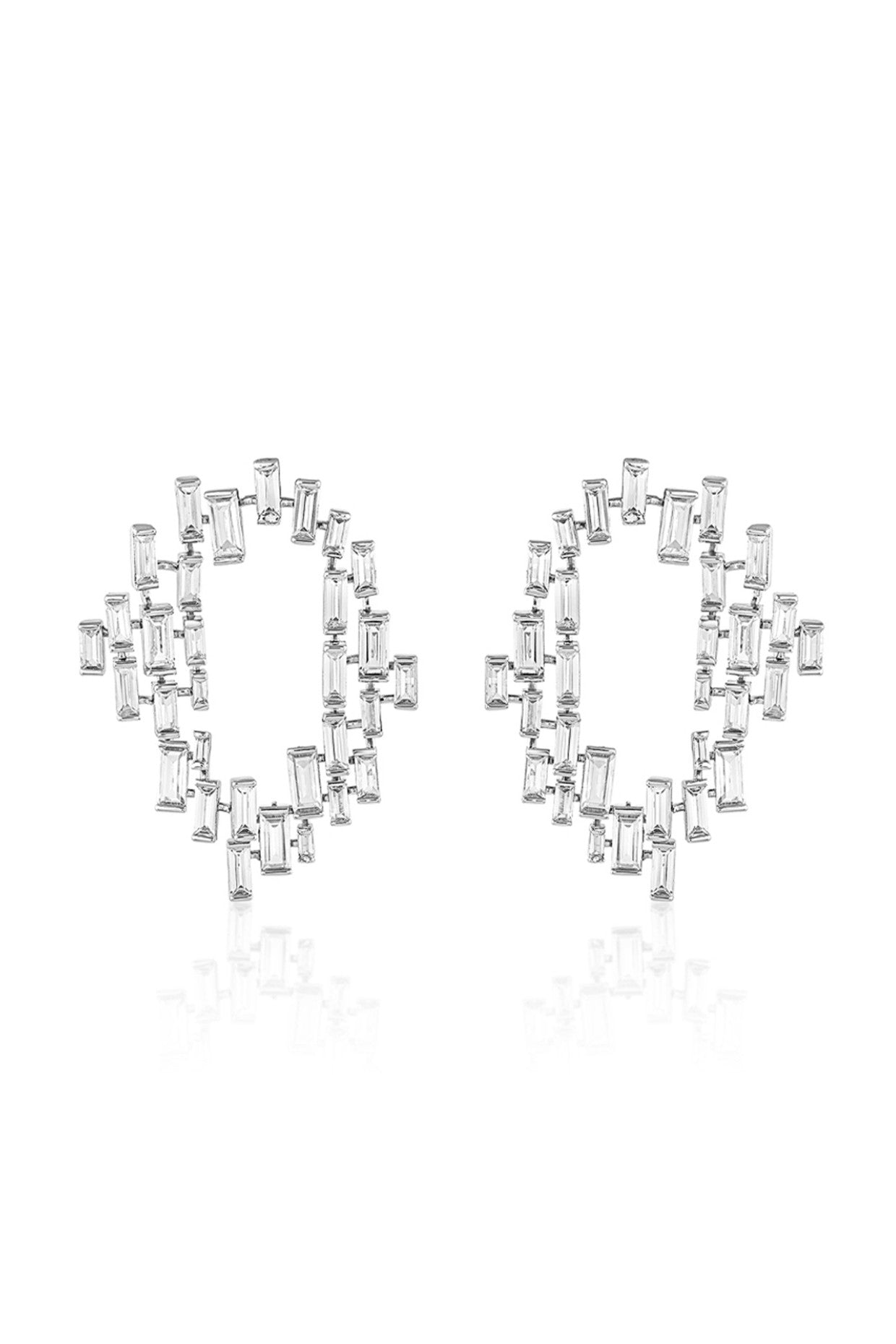 Abstract CZ Statement Studs