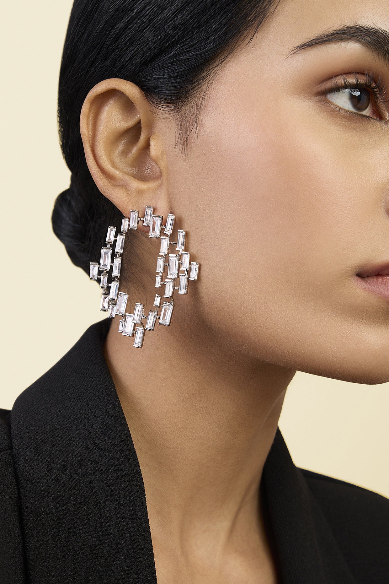 Abstract CZ Statement Studs