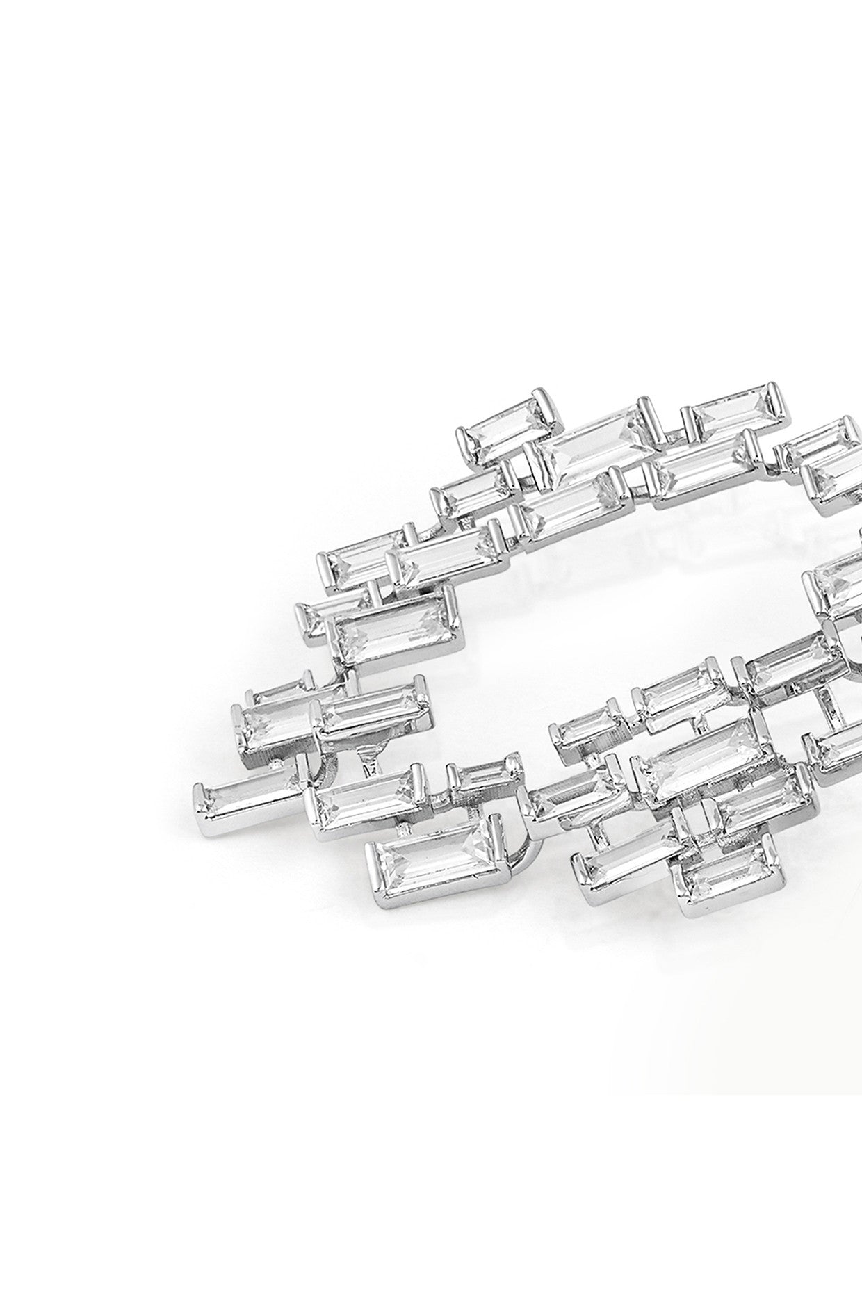 Abstract CZ Statement Studs