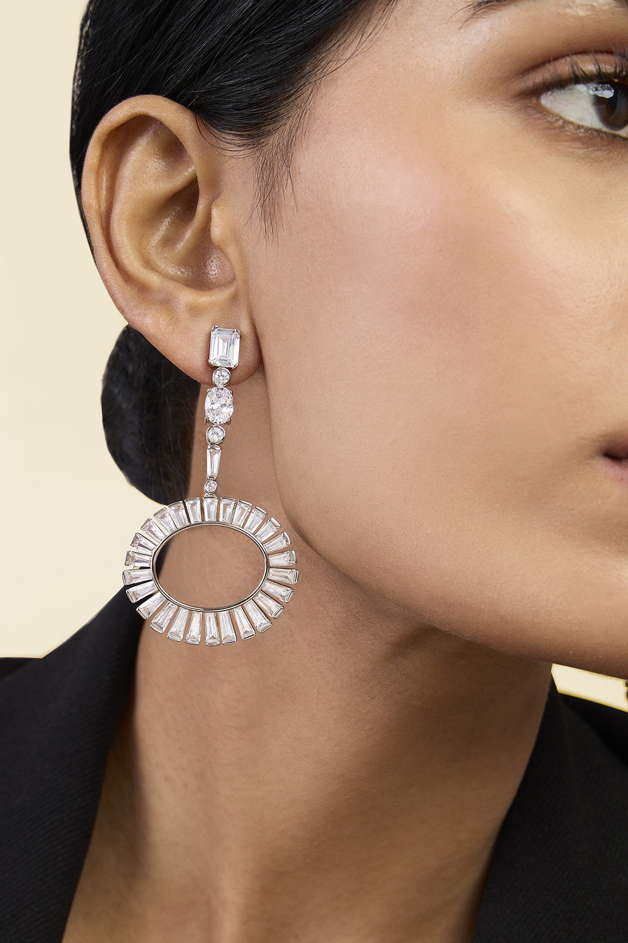 Art Deco Circle Danglers