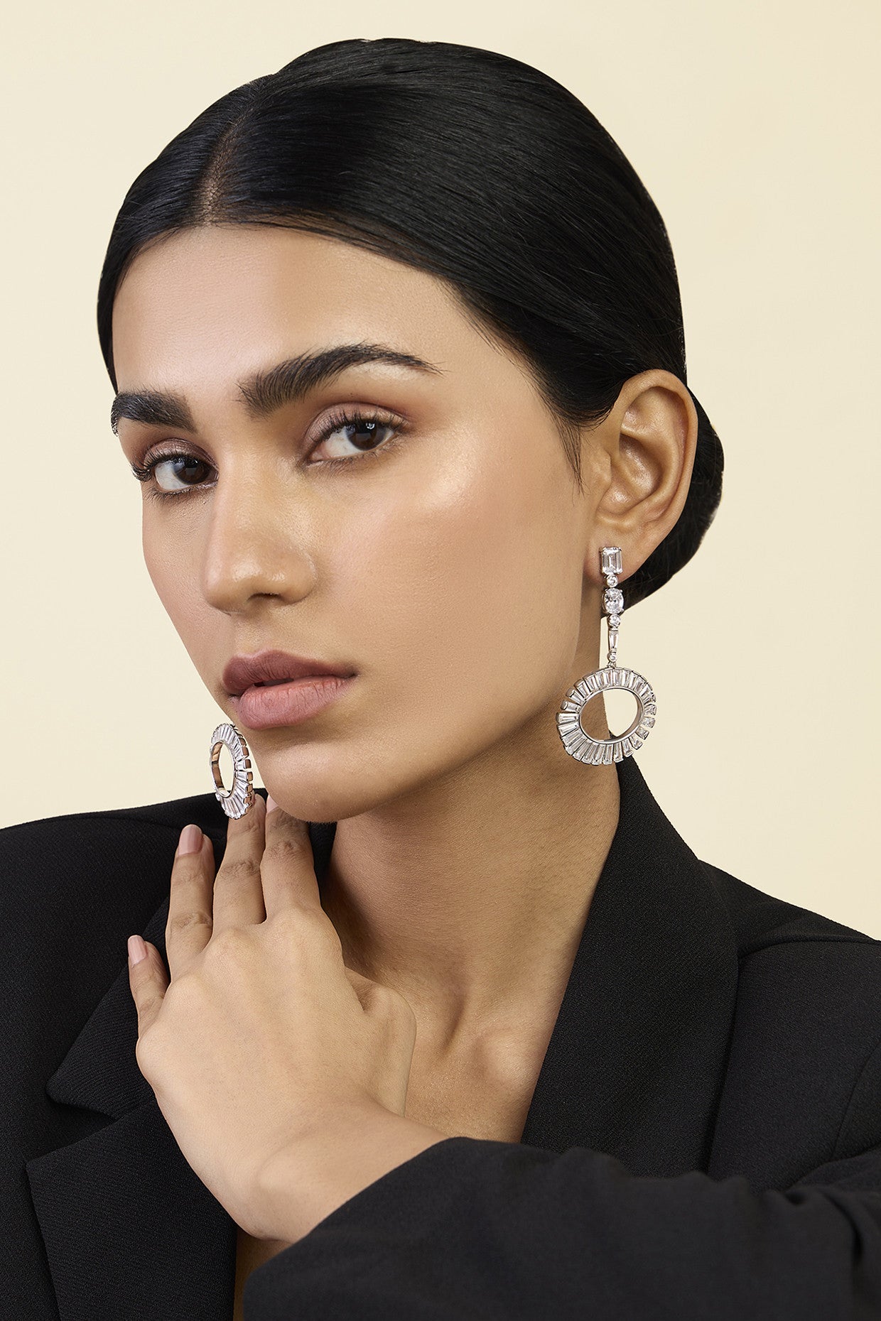 Art Deco Circle Danglers
